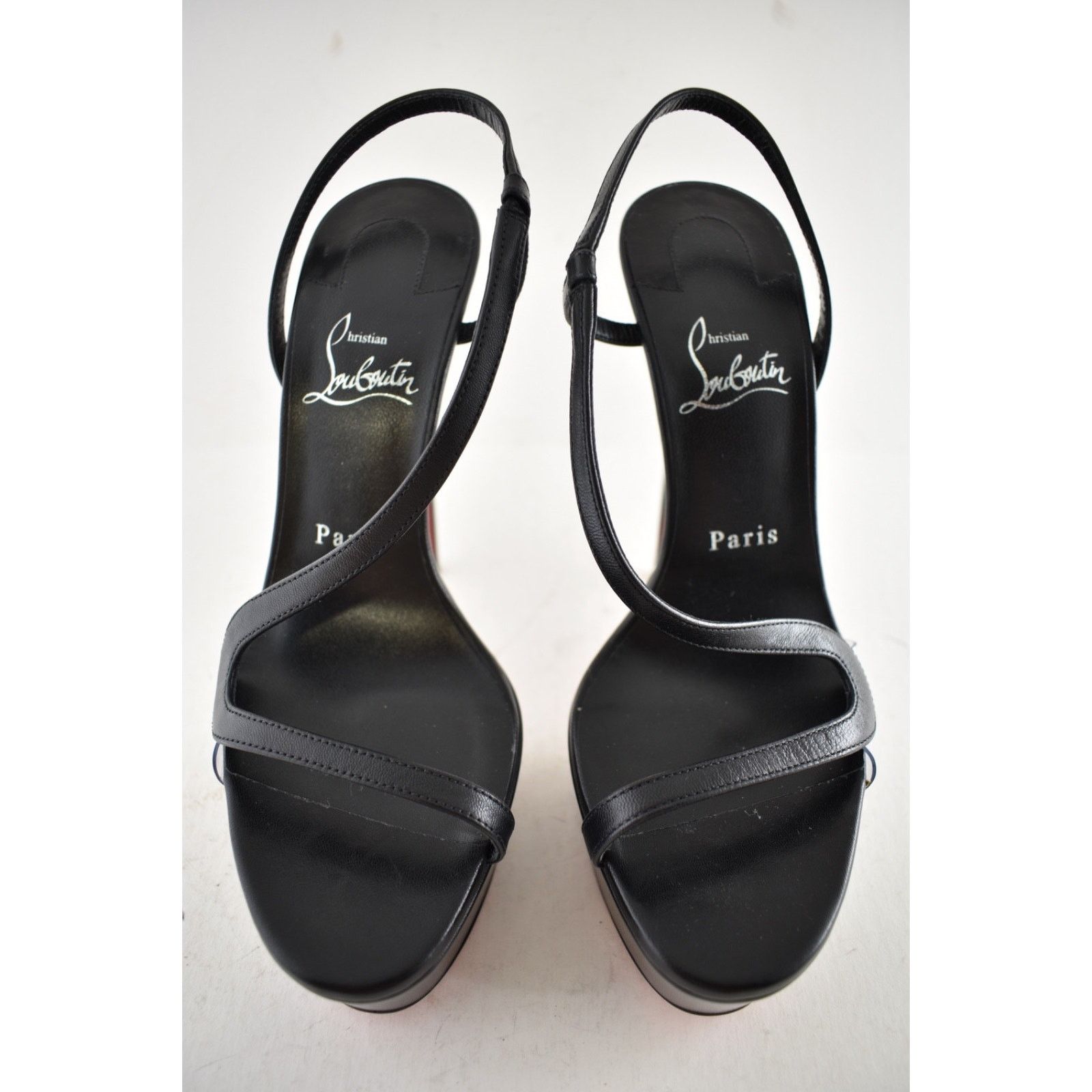 Christian Louboutin Christian Louboutin Rosalie Alta 150 Black Strap Platform Size US 11 / IT 41 - 5 Thumbnail