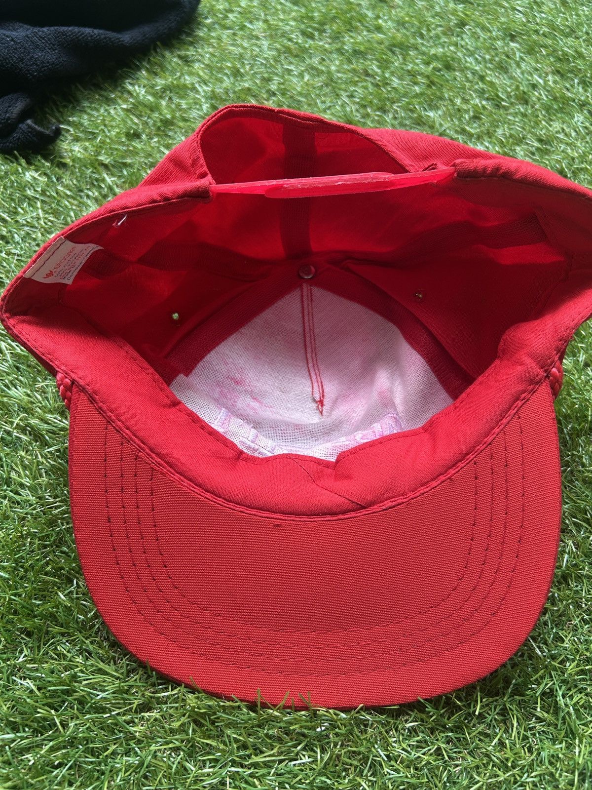 Vintage Vintage 90’s Ferrari of Washington Red Rope Snapback Size ONE SIZE - 6 Thumbnail