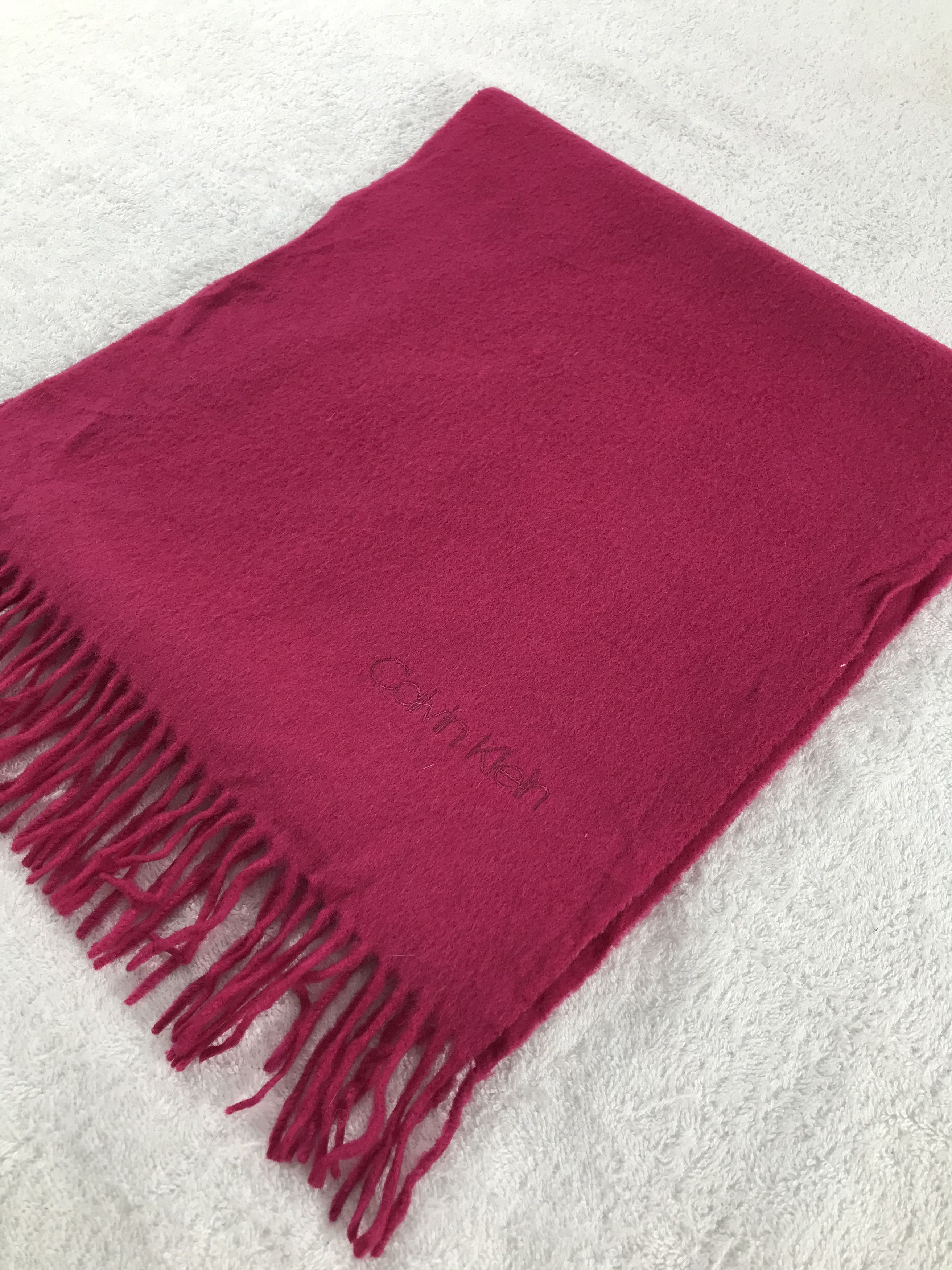 Calvin Klein × Vintage Calvin Klein Scarf / Muffler / Neckwear - WW1243 Size ONE SIZE - 3 Thumbnail