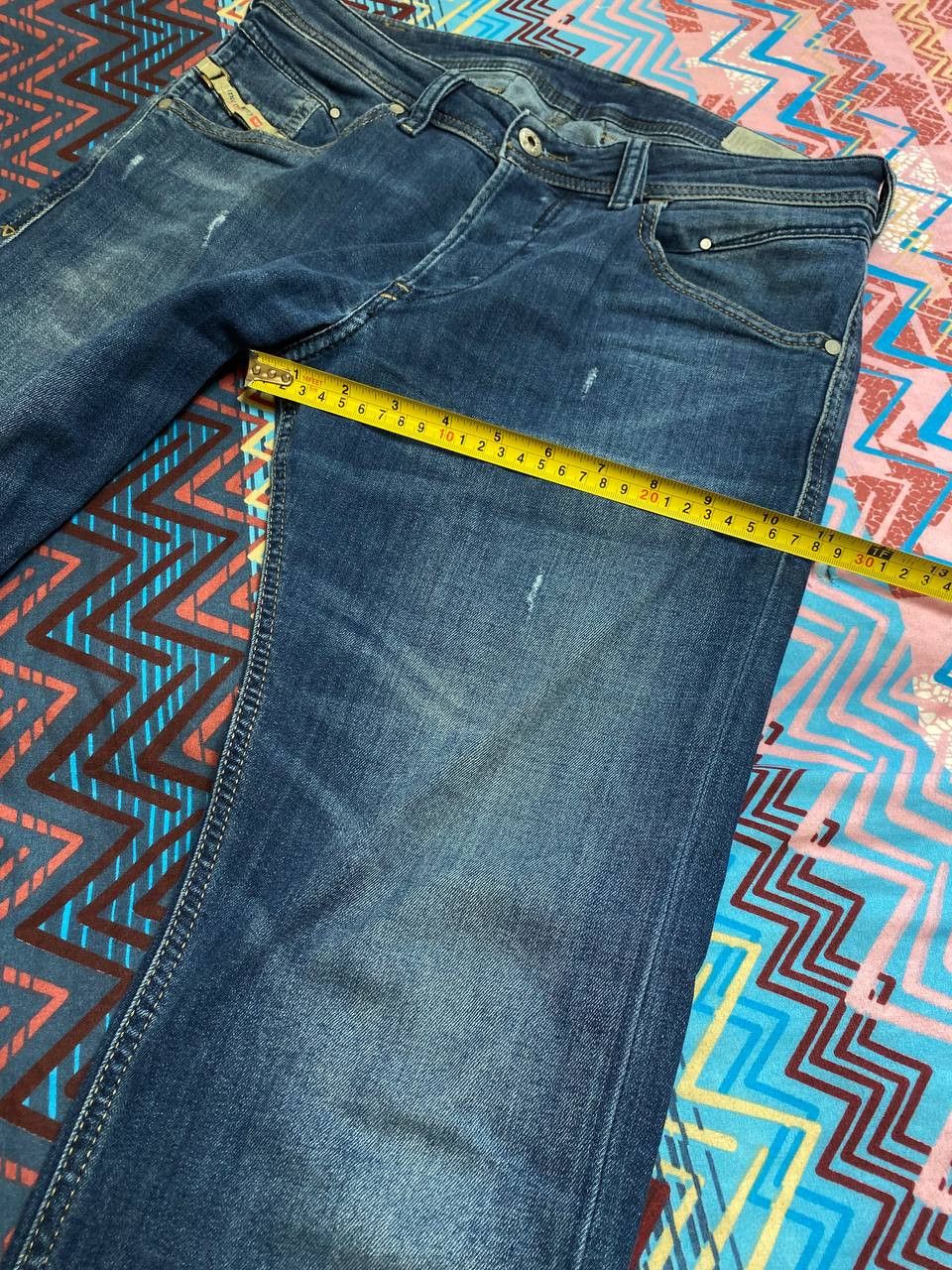 Diesel × Vintage VINTAGE Y2K ARCHIVE STYLE DIESEL GRUNGE FADED JEANS Size US 30 / EU 46 - 18 Thumbnail
