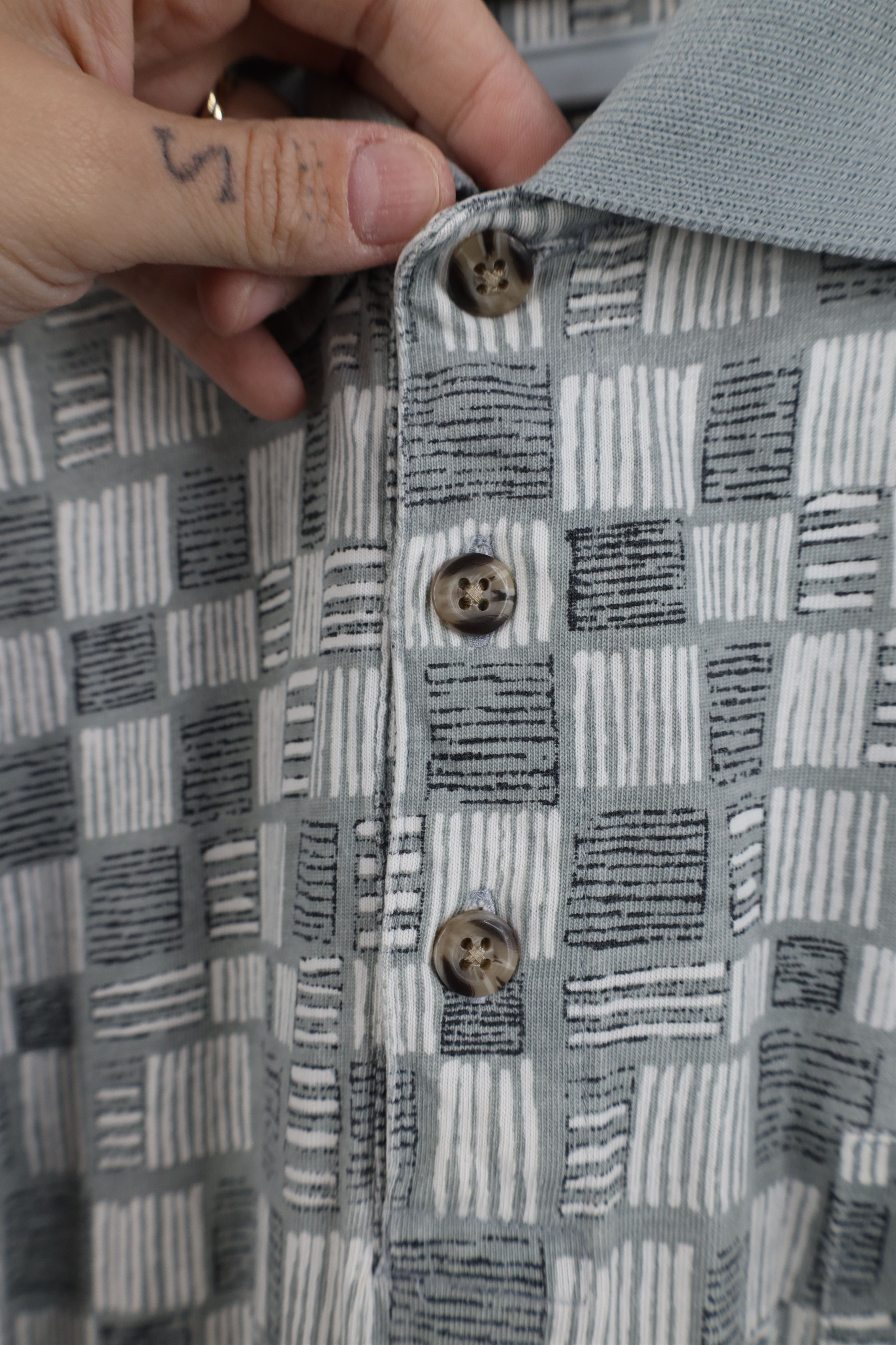 Vintage Vintage 90s Streetwear Collared Pullover Polo Shirt Size US L / EU 52-54 / 3 - 8 Thumbnail