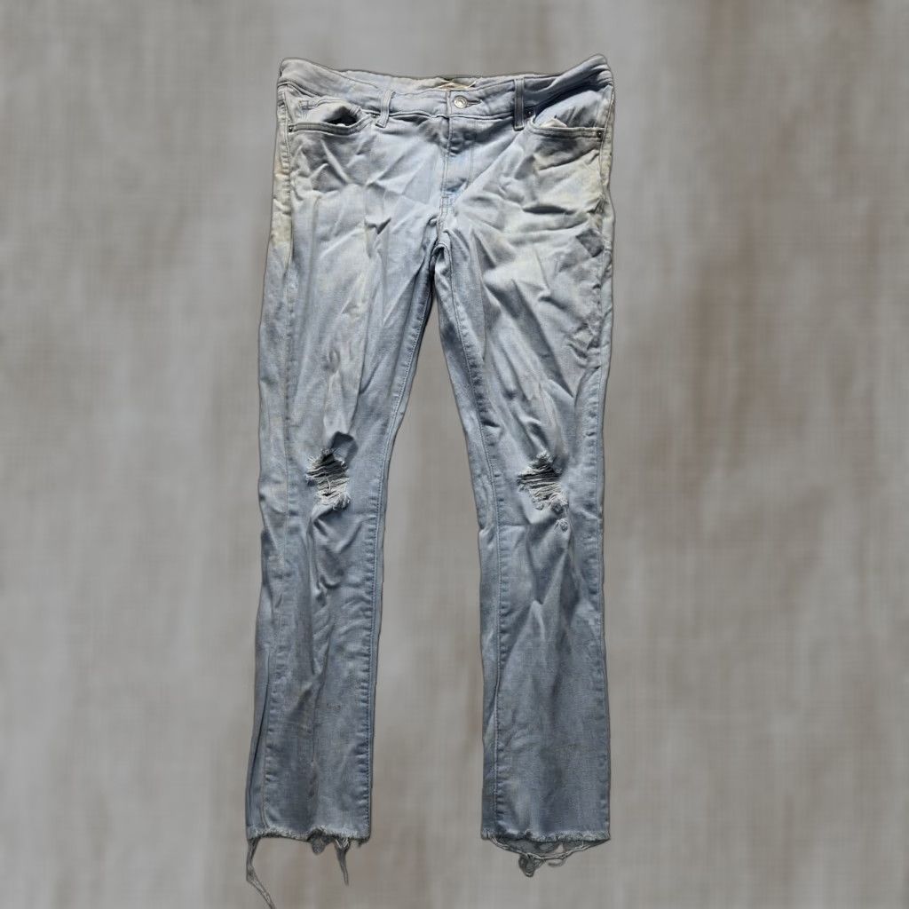 Levi's Levi's 711 Skinny Jeans Women Size 32 Light Wash Denim Cotton Blend Modern 2010s Size 24" / US 00 / IT 34 - 1 Thumbnail