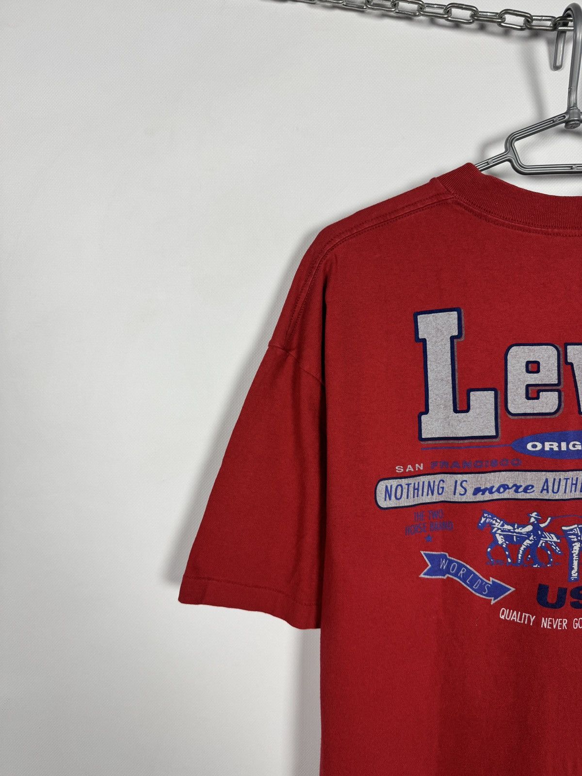 Levi's Levis Vintage T-Shirt 1993 LeviStrauss USA Made Retro Size L Size US L / EU 52-54 / 3 - 12 Thumbnail