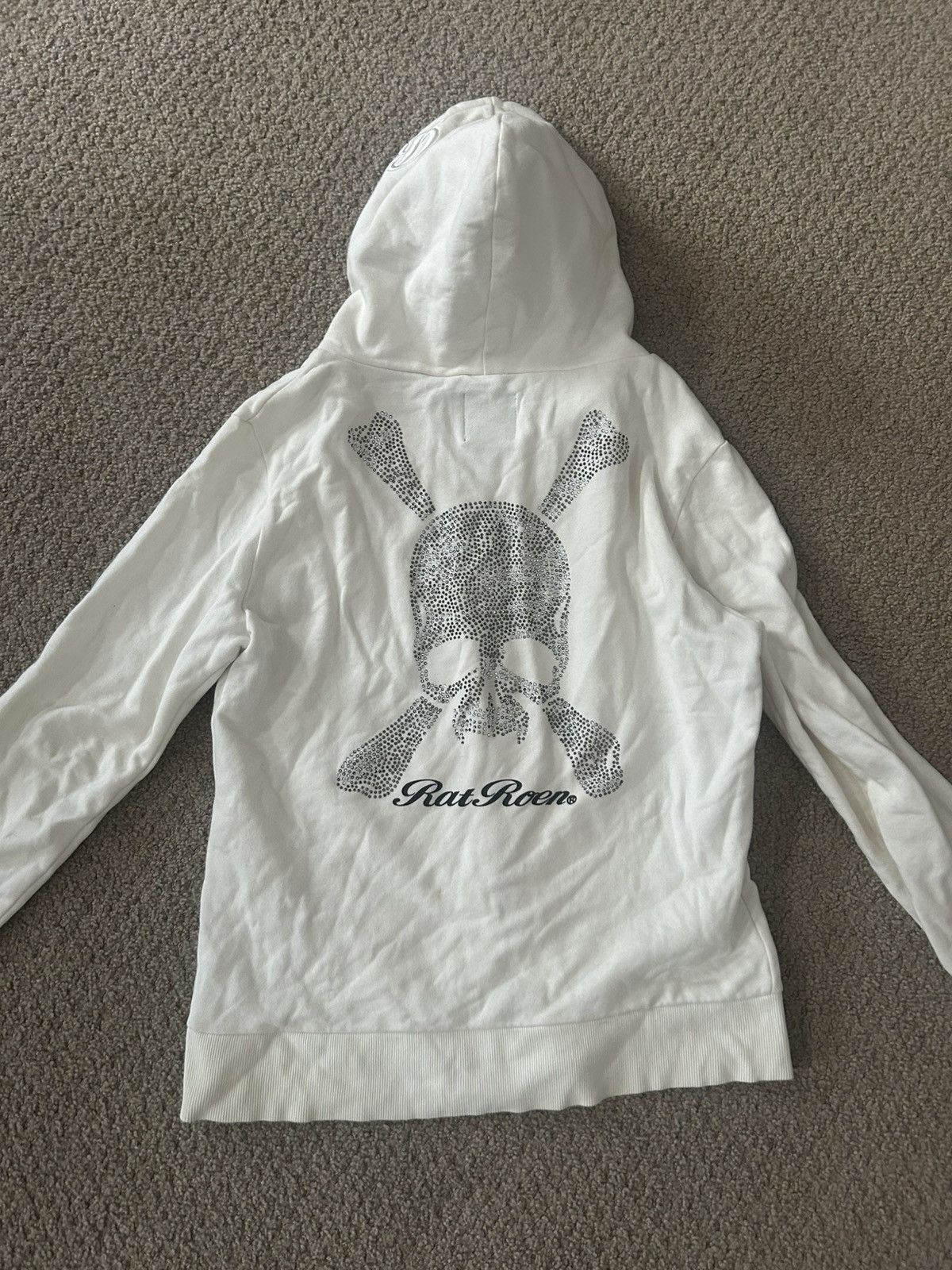 Roen Roen rhinestones skull zip up hoodie punk seditionaries Size US L / EU 52-54 / 3 - 2 Thumbnail