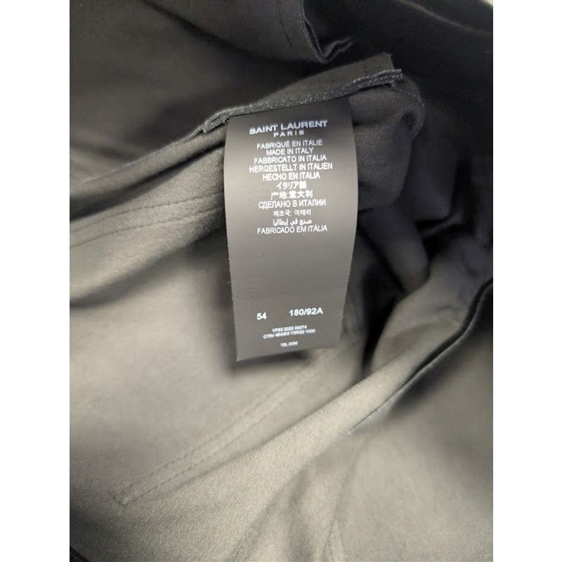 Saint Laurent Paris o1rshd1 Agora Stretch Skinny 5-Pocket Leather Pants in Black Size US 38 / EU 54 - 17 Thumbnail