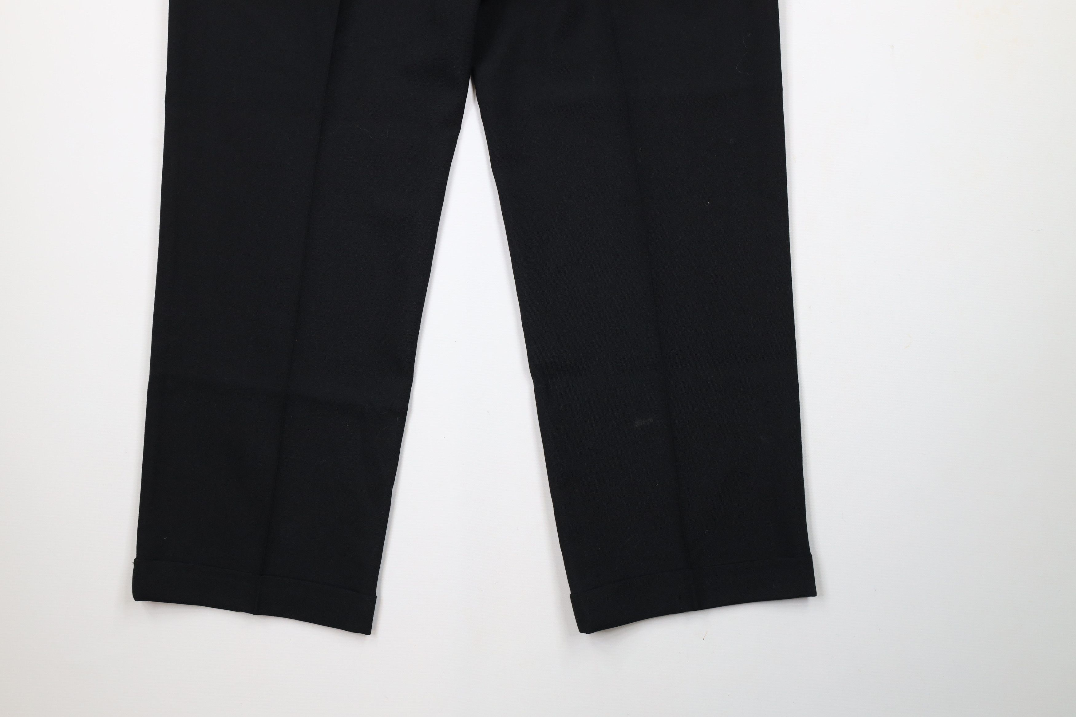 Vintage Vintage 90s Streetwear Wide Leg Chino Pants Black USA Size US 32 / EU 48 - 13 Thumbnail