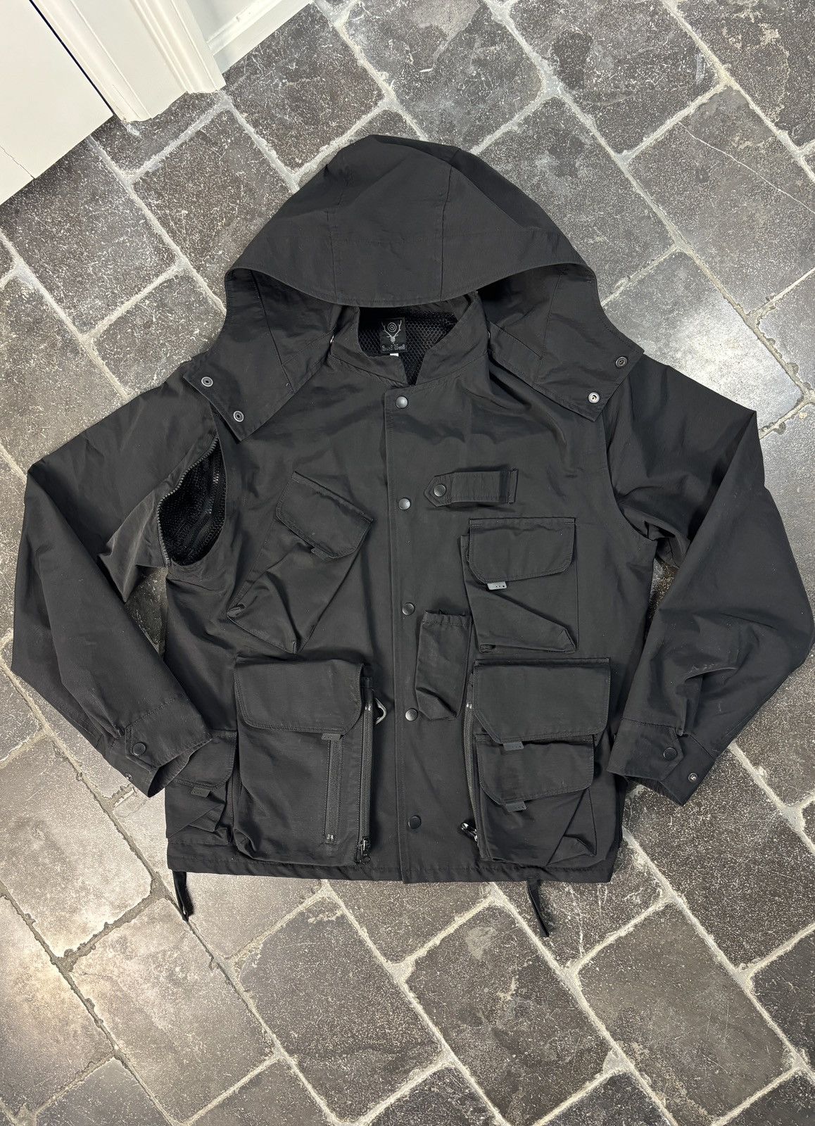 South2 West8 South2West8 Jacket Cargo Multi Pocket Utility Modular Hood Size US M / EU 48-50 / 2 - 5 Thumbnail