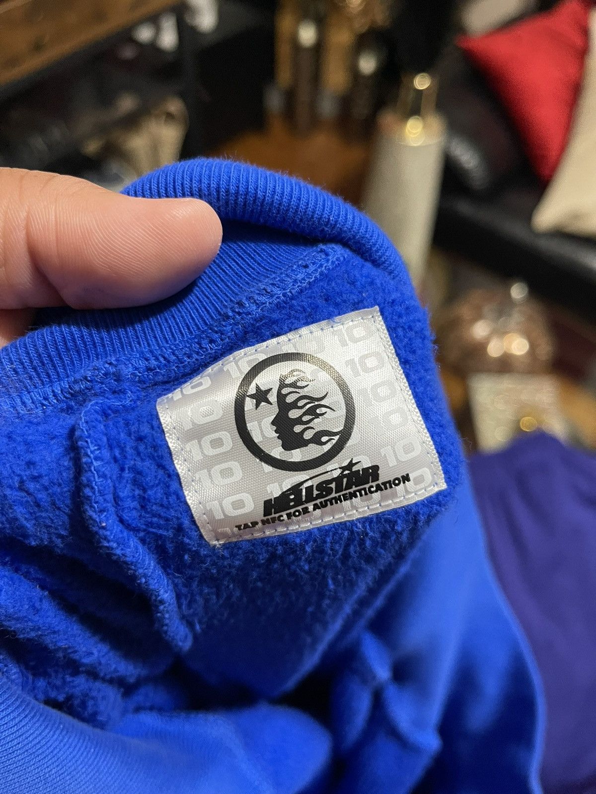 HELLSTAR Hellstar Sport Blue Gel Crewneck Shirt Size Large Size US L / EU 52-54 / 3 - 9 Thumbnail