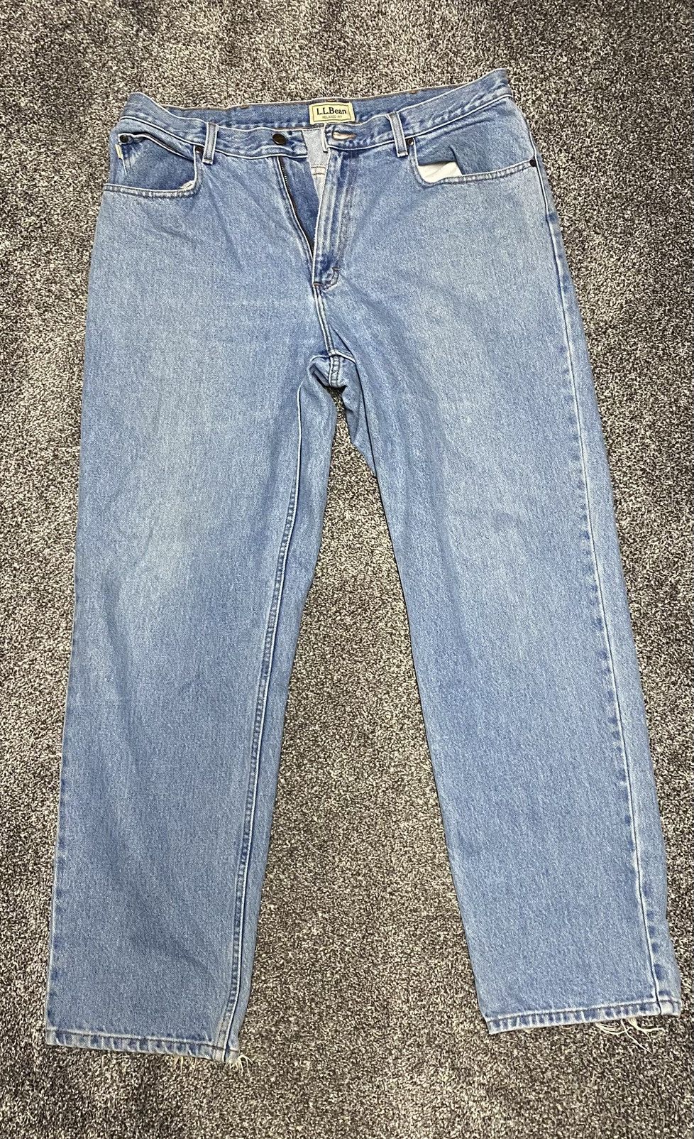 L.L. Bean L.L.Bean Relaxed Fit Jeans 36x32 100% Cotton Vintage Denim Size US 36 / EU 52 - 1 Thumbnail