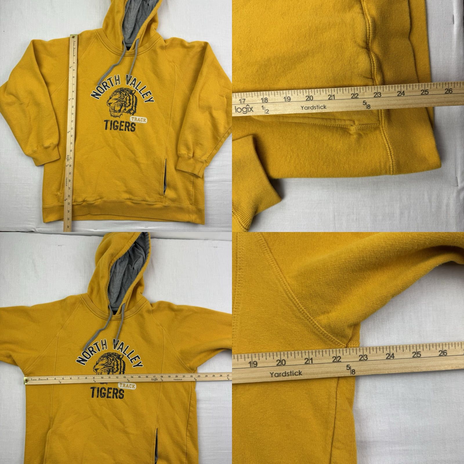 Vintage VINTAGE No Boundaries Hoodie Mens Adult Medium Yellow Grunge 90s Y2K Punk Pullover Sweatshirt Sweatshirt Hoodie Size US M / EU 48-50 / 2 - 8 Thumbnail