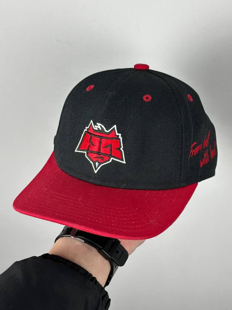Vintage Hellraisers Snapback Black Counter Strike Hat Size ONE SIZE - 2 Thumbnail