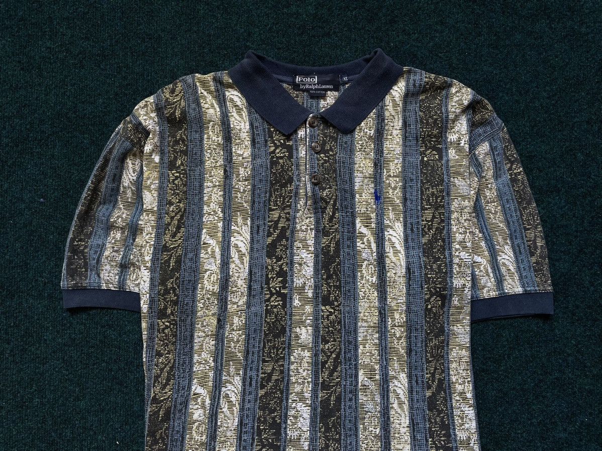 Polo Ralph Lauren × Vintage POLO RALPH LAUREN Rare VTG Tribal Southwestern Striped 90s Size US XL / EU 56 / 4 - 2 Thumbnail
