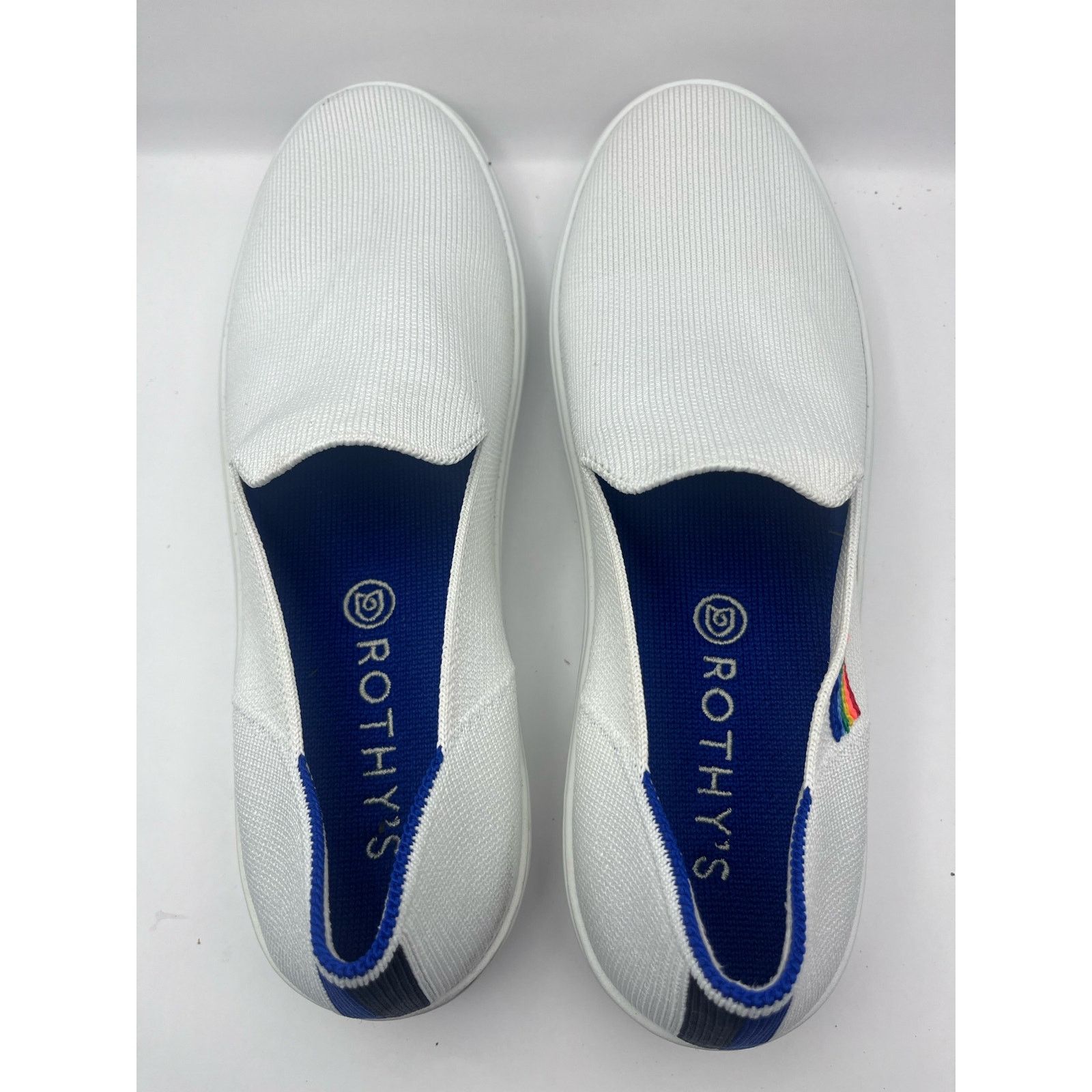 Unknown London RARE Rothy’s Limited Edition Rainbow Pride Slip On Sneakers Size US 9.5 / IT 39.5 - 7 Thumbnail