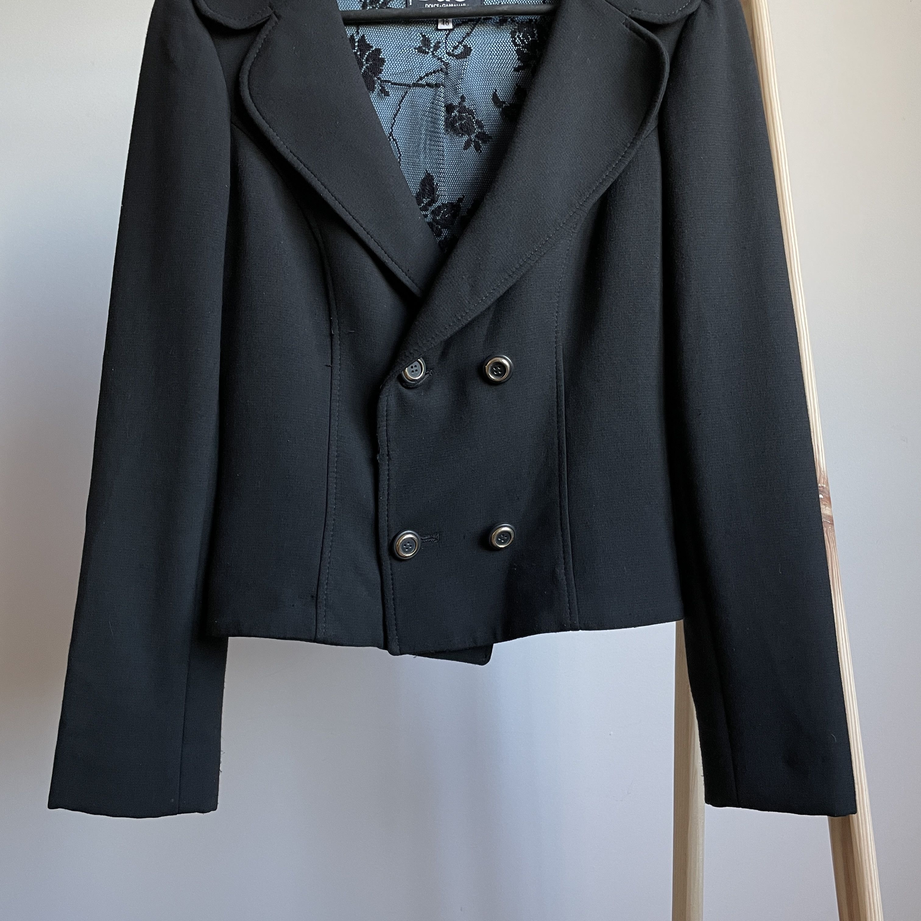 Dolce & Gabbana Dolce & Gabbana Womens Vintage Blazer Size 26/40 Size S / US 4 / IT 40 - 5 Thumbnail
