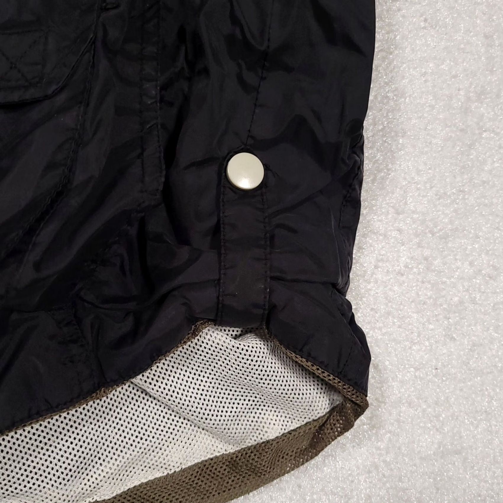 Spalding VINTAGE Spalding Jacket Mens Large Black Sleeveless Windbreaker Hooded 90s Size US L / EU 52-54 / 3 - 6 Thumbnail