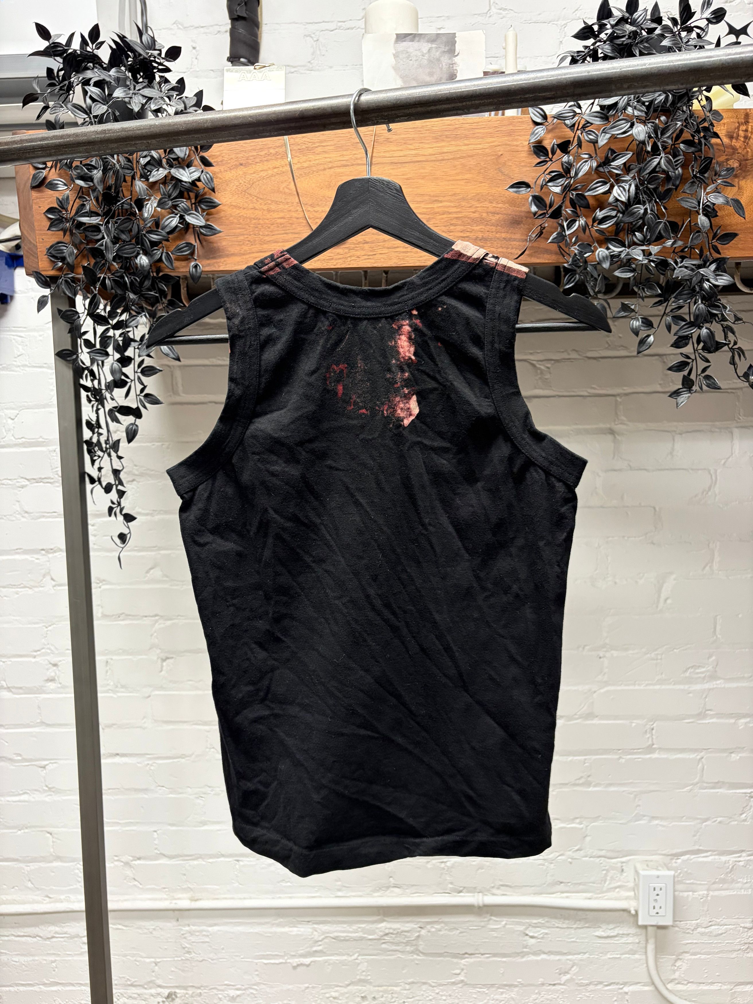 Junya Watanabe SS2006 Junya Watanabe ‘Grunge’ Bleached Red/Black Tank Top Size US S / EU 44-46 / 1 - 4 Thumbnail