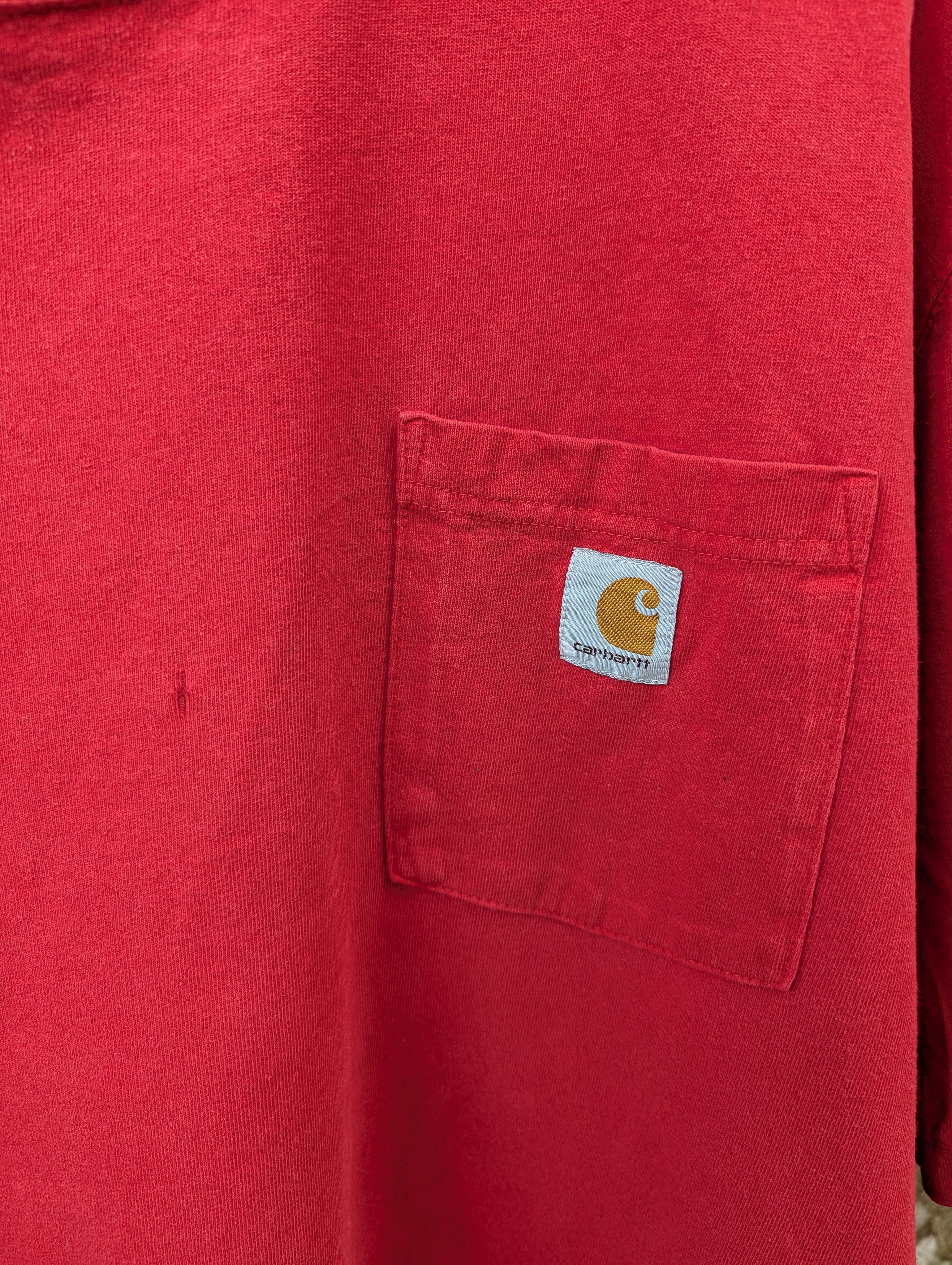 Carhartt Thrashed Carhartt Sunfaded Tshirt Size US XXL / EU 58 / 5 - 2 Thumbnail