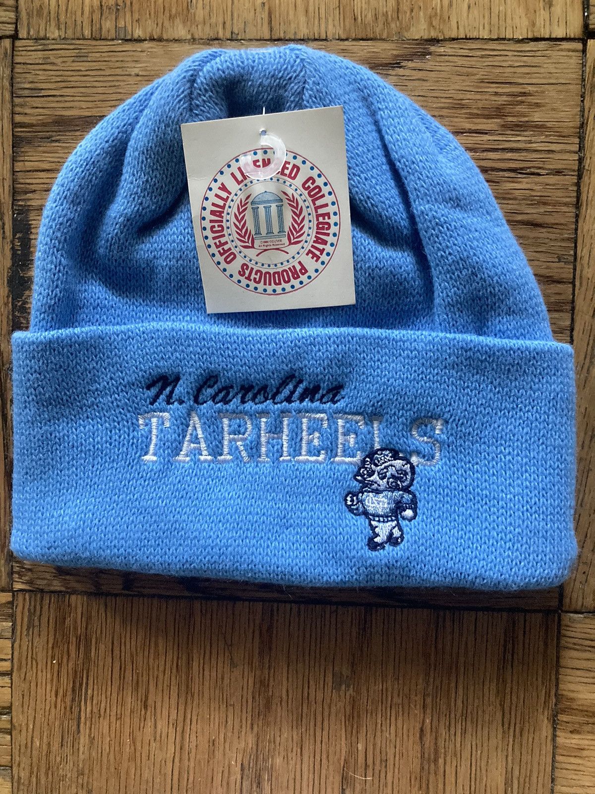 NCAA × Vintage University of North Carolina Tar Heels Beanie Hat 90s VTG Size ONE SIZE - 1 Thumbnail