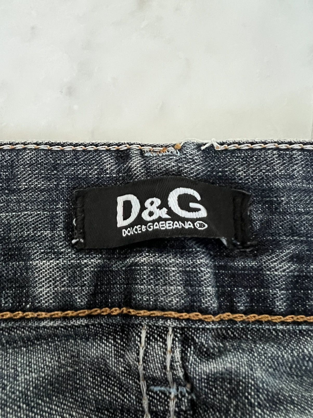 Dolce & Gabbana Jeans D&G Dolce & Gabbana Vintage Y2K – metal logo Size 27" / US 4 / IT 40 - 7 Thumbnail