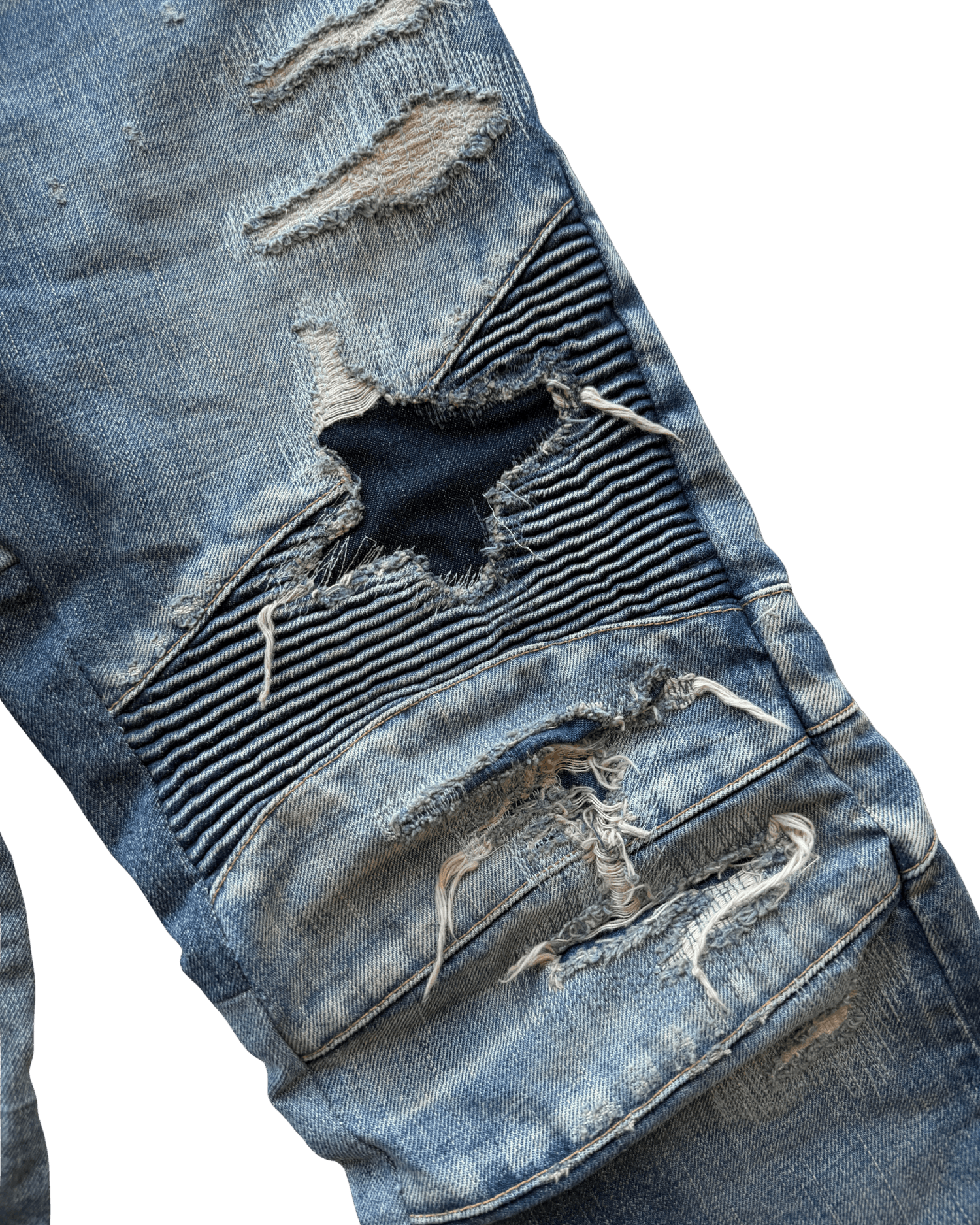 Balmain Balmain FW13 Destroyed Moto Biker Jeans Size US 32 / EU 48 - 5 Thumbnail