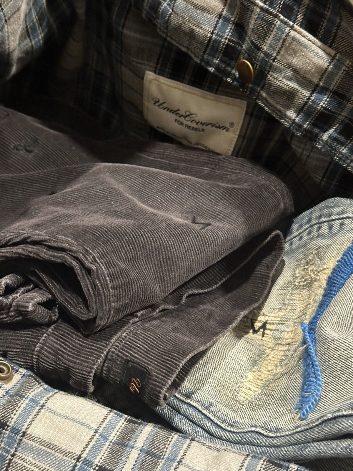 Undercover Undercover AW08 “Unreal Real Clothes” Waxed Messenger Bag Size ONE SIZE - 7 Thumbnail