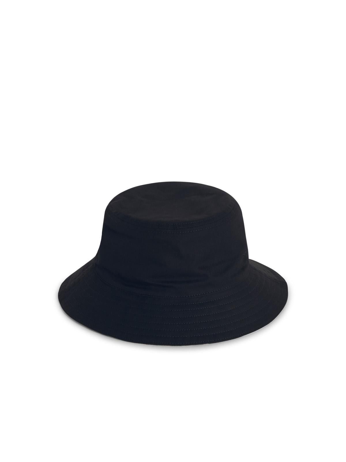 Burberry BURBERRY 'Bucket' Black Cotton Hat Size ONE SIZE - 1 Thumbnail