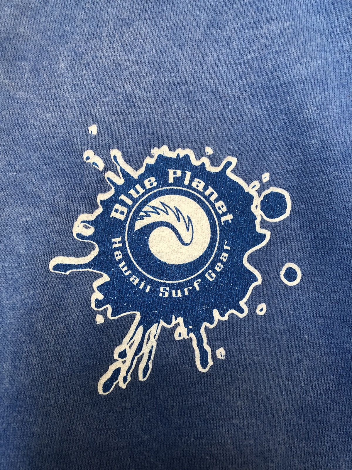 Japanese Brand Vintage 80s Blue Planet Hawaii Surf Gear Backhit Tee Size US M / EU 48-50 / 2 - 11 Thumbnail