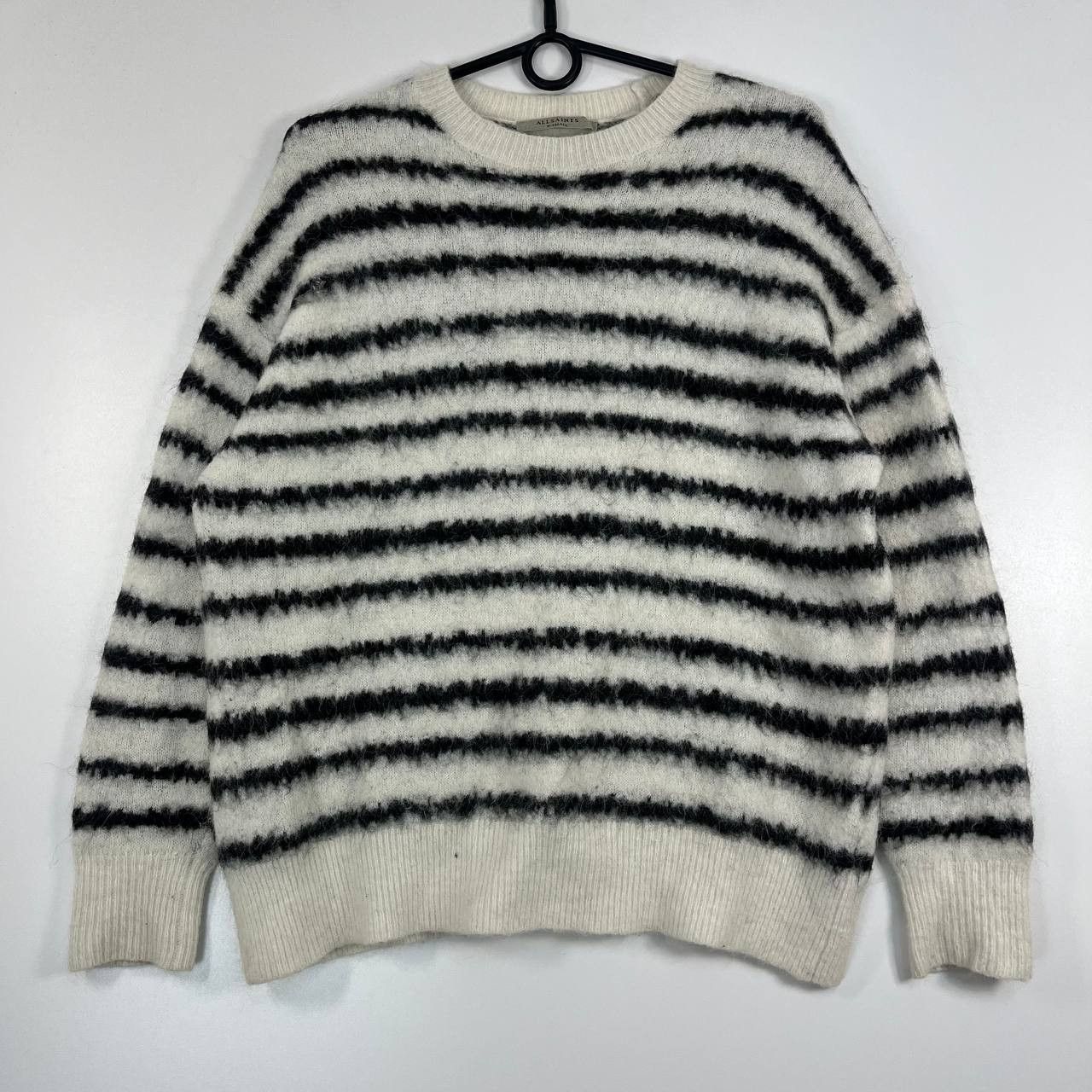 Allsaints Allsaints Striped Knit Sweater Wool Alpaca Women Size XS Size XS / US 0-2 / IT 36-38 - 1 Thumbnail