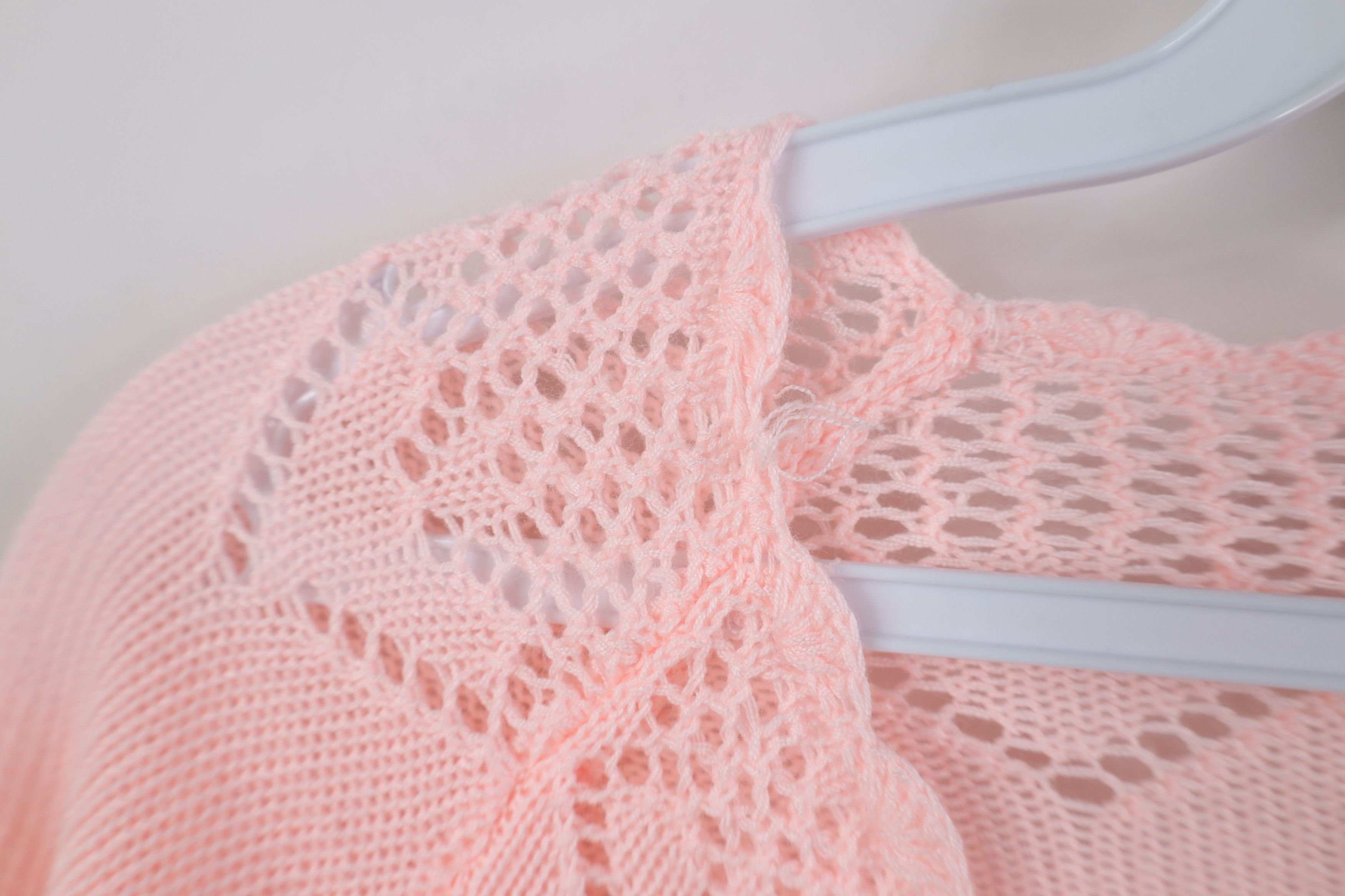 Vintage Vintage 70s Streetwear Babydoll Flared Sleeve Sweater Pink Size L / US 10 / IT 46 - 4 Thumbnail