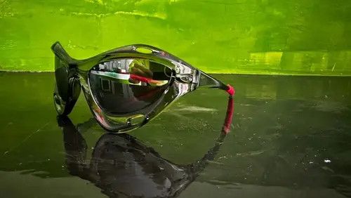 Electric Visual × Jewelry Clear Dystopian Sunglasses Retro Cyber Punk Archive Cosplay Size ONE SIZE - 2 Thumbnail