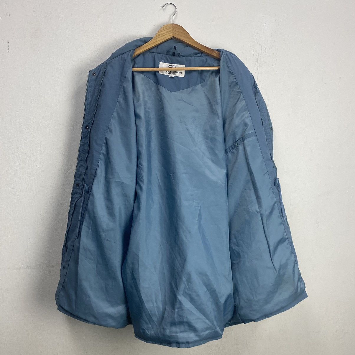 Balenciaga × Vintage VINTAGE‼️Balenciaga Paris Hooded Parka Jacket Size US XL / EU 56 / 4 - 3 Thumbnail