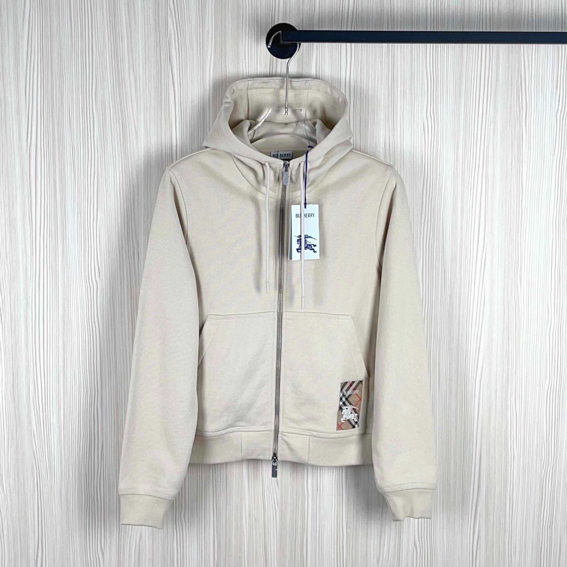 Burberry burberry beige hooded sweatshirt for men Size US M / EU 48-50 / 2 - 1 Thumbnail