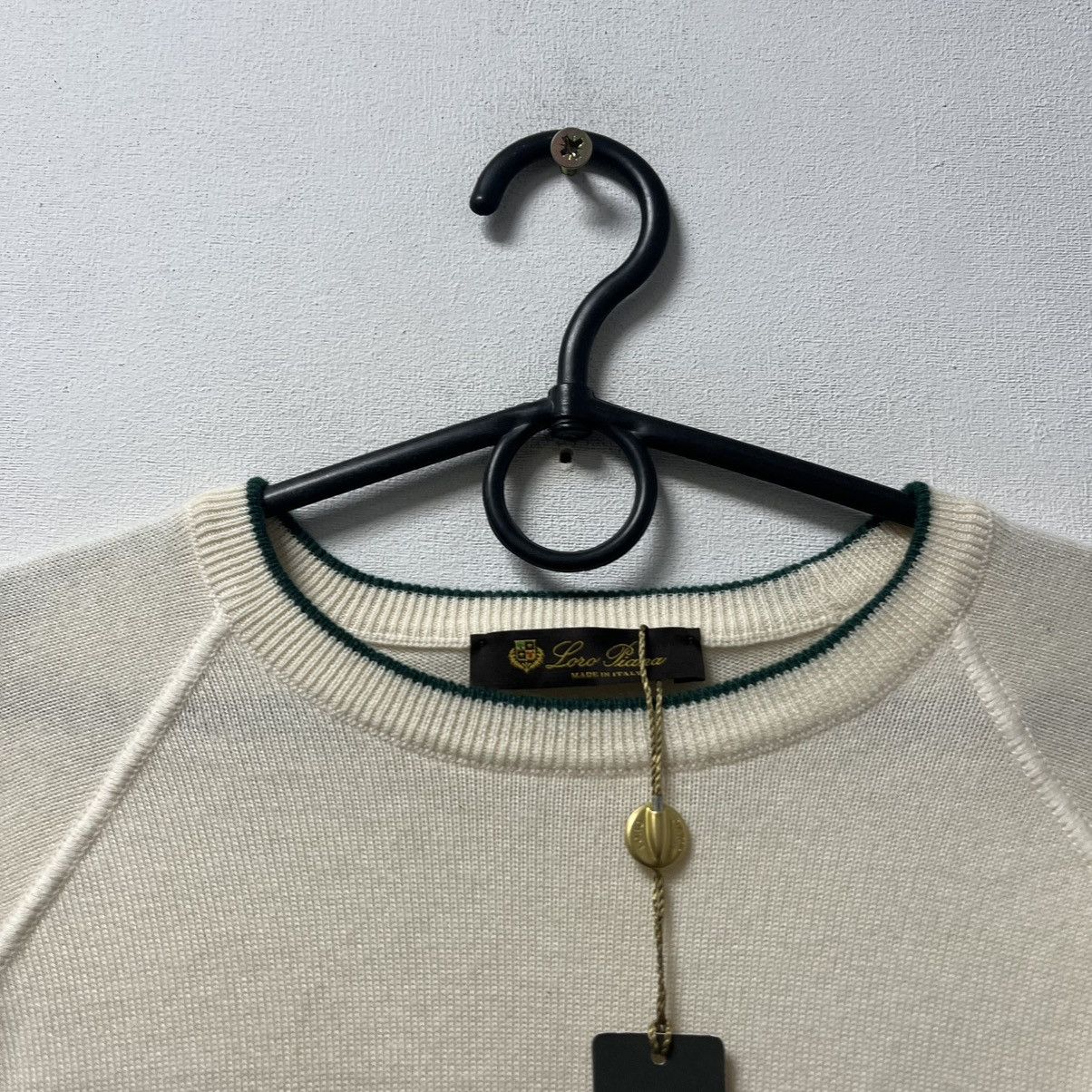 Loro Piana Loro Piana Black Sweatshirt Mini Logo Old Money Kashmir Size US L / EU 52-54 / 3 - 4 Thumbnail