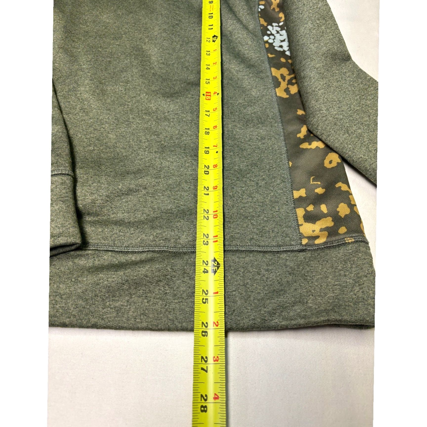 Burton Burton Hoodie Camouflage Pocket Green Fleece Lined Hooded Sweatshirt Size S Size US S / EU 44-46 / 1 - 6 Thumbnail