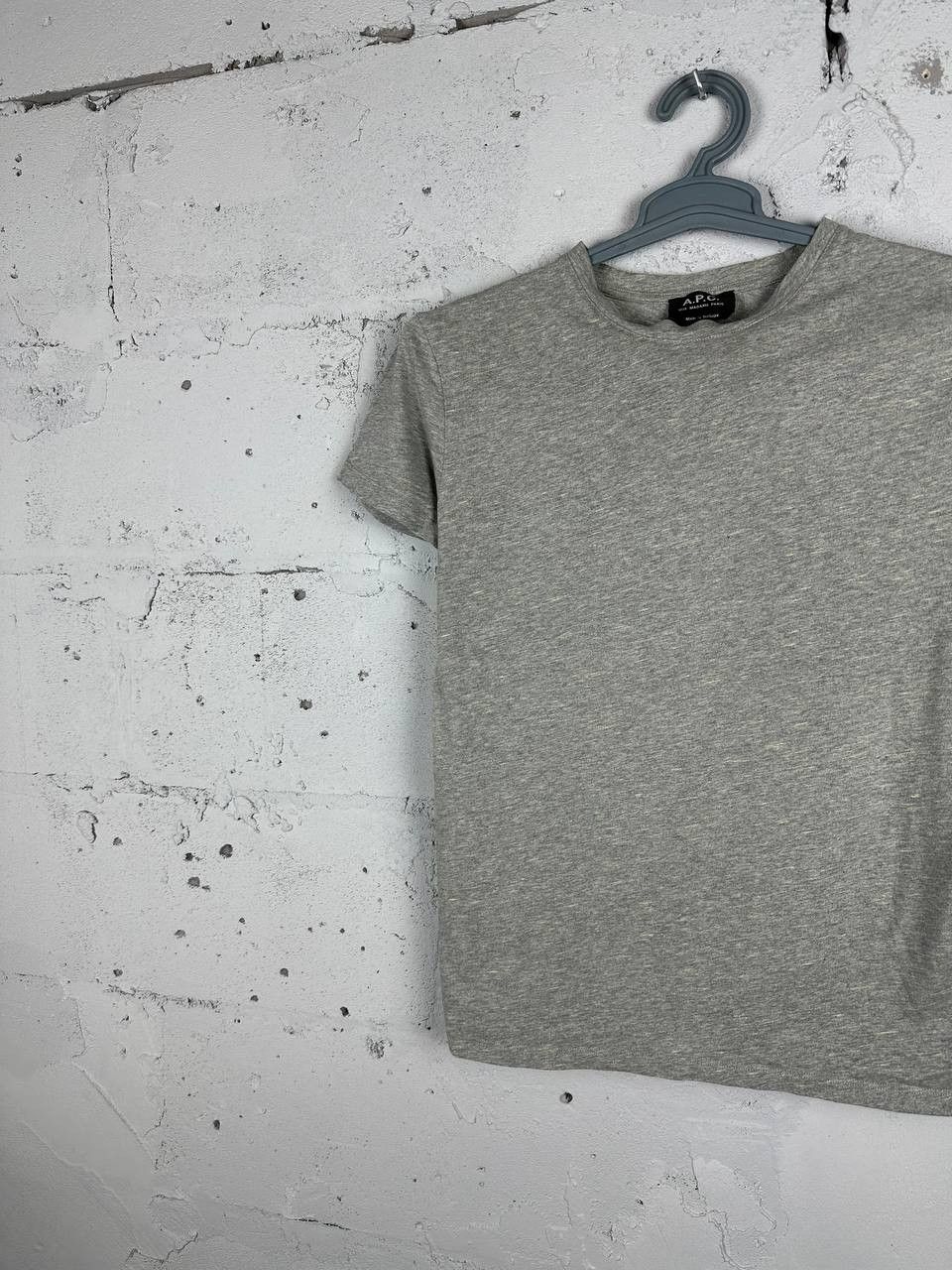 A.P.C. APC Basic Grey/Green T Shirt Size S Size US S / EU 44-46 / 1 - 2 Thumbnail