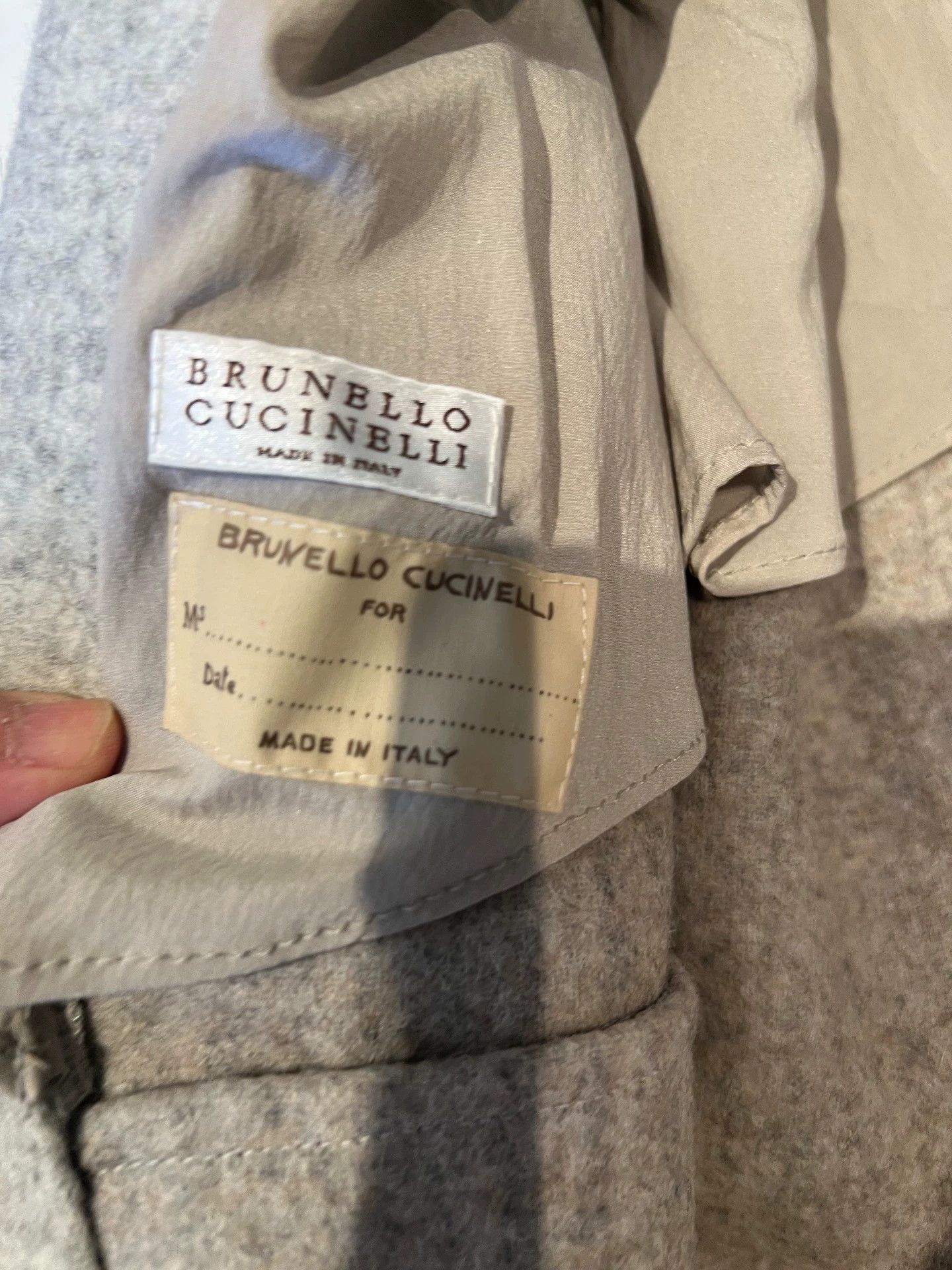 Brunello Cucinelli Bronello Cucinelli Alpaca Collar Beaded Relax 42 Milan Size M / US 6-8 / IT 42-44 - 5 Thumbnail