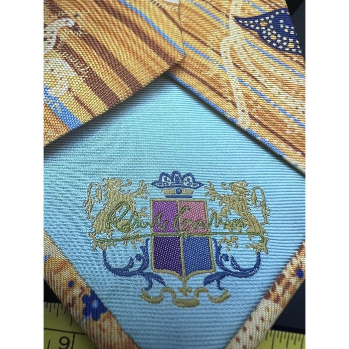 Robert Graham ROBERT GRAHAM Silk Gold Paisley Designs Tie 62â 3.5â | Grailed