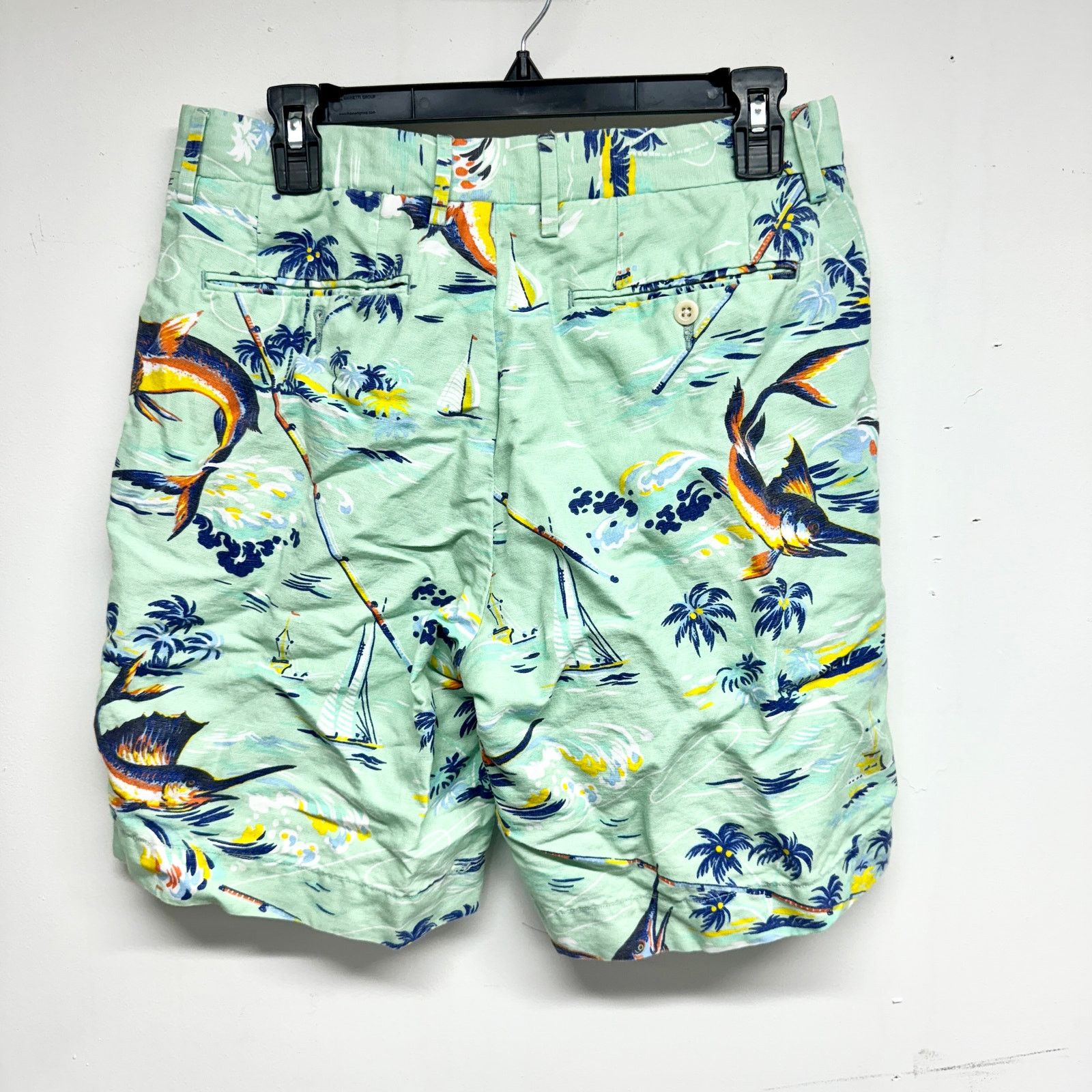 Polo Ralph Lauren Polo Ralph Lauren Marlin Fishing Linen Shorts 30 Tropical Size US 30 / EU 46 - 3 Thumbnail