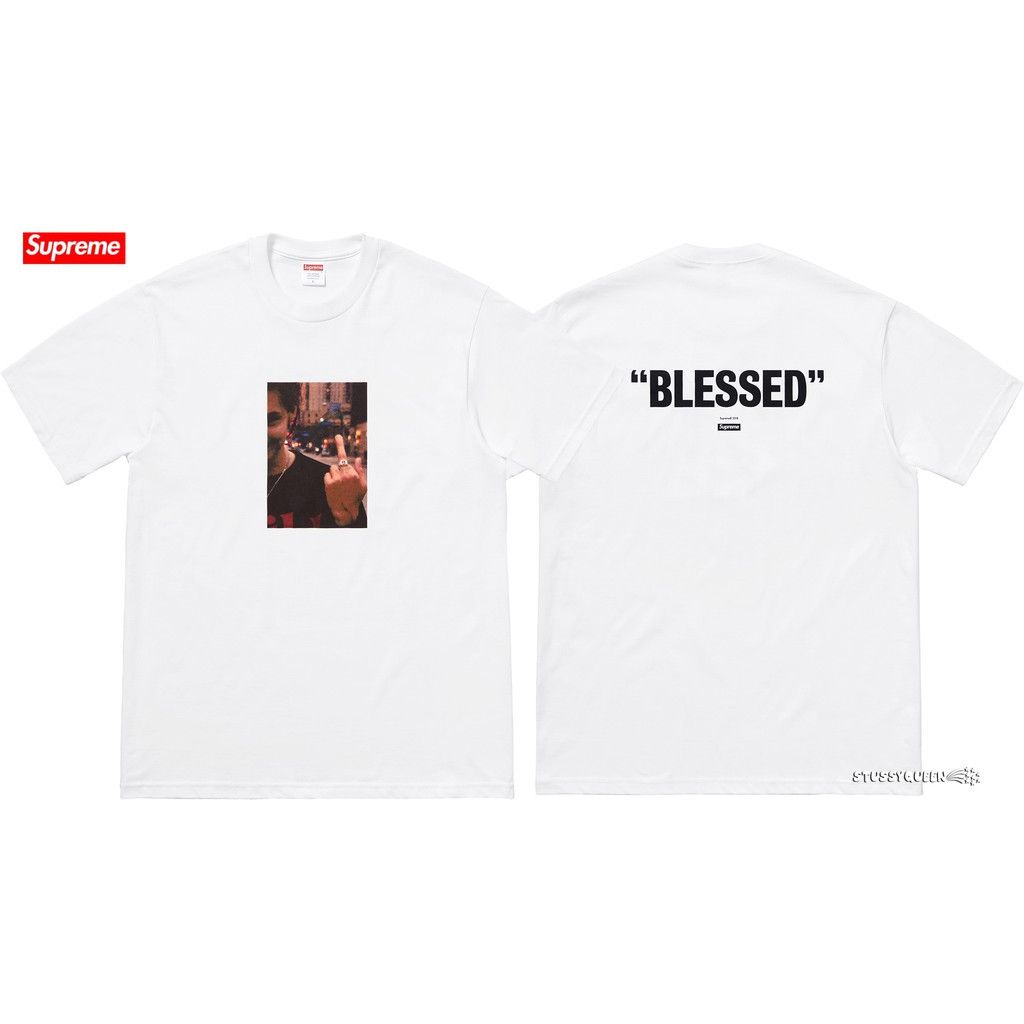 Supreme FW18 Supreme "Blessed" Tee Size US M / EU 48-50 / 2 - 4 Thumbnail