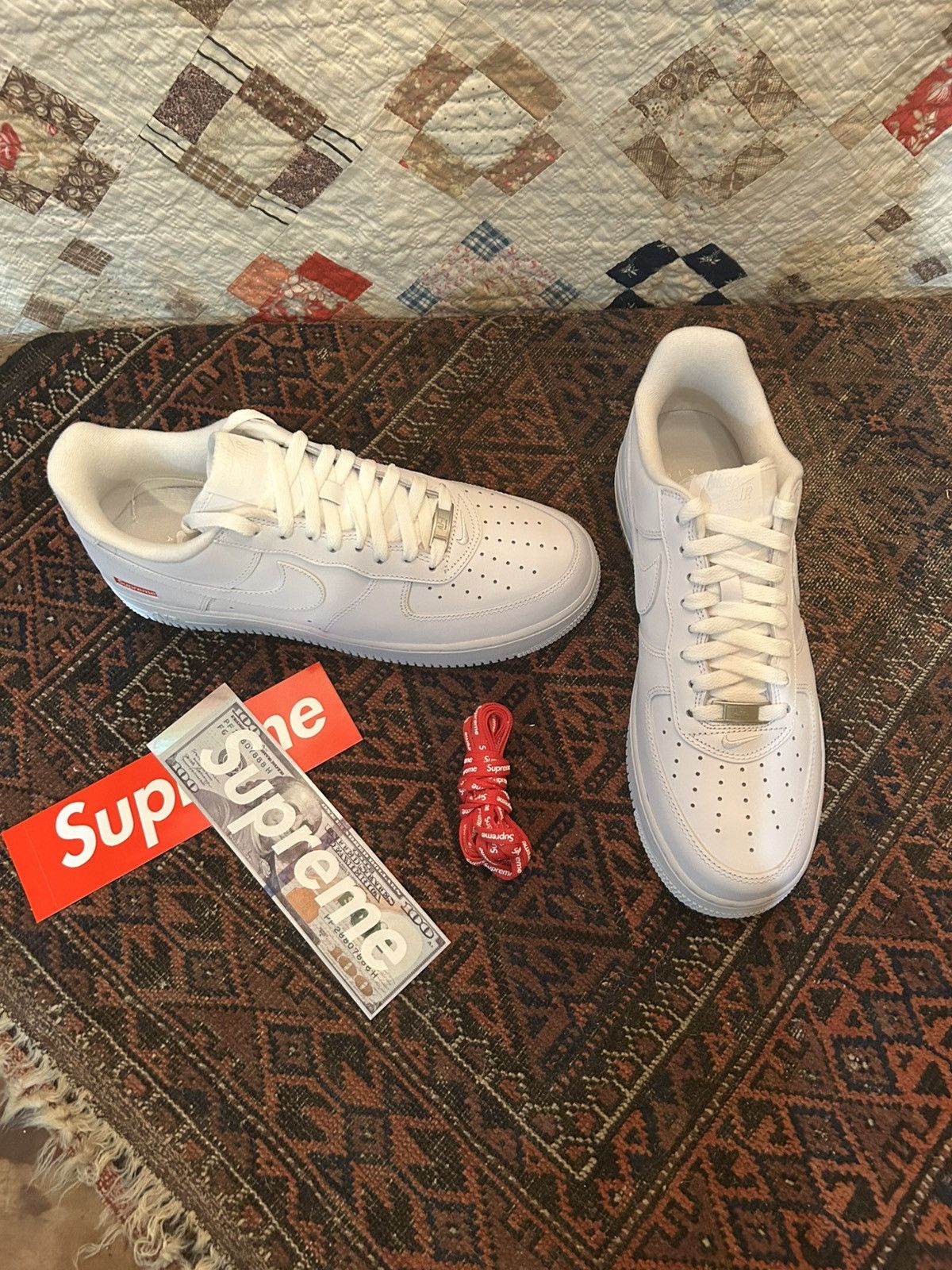 Supreme Supreme Nike Air Force 1 Size US 10.5 / EU 43-44 - 10 Thumbnail