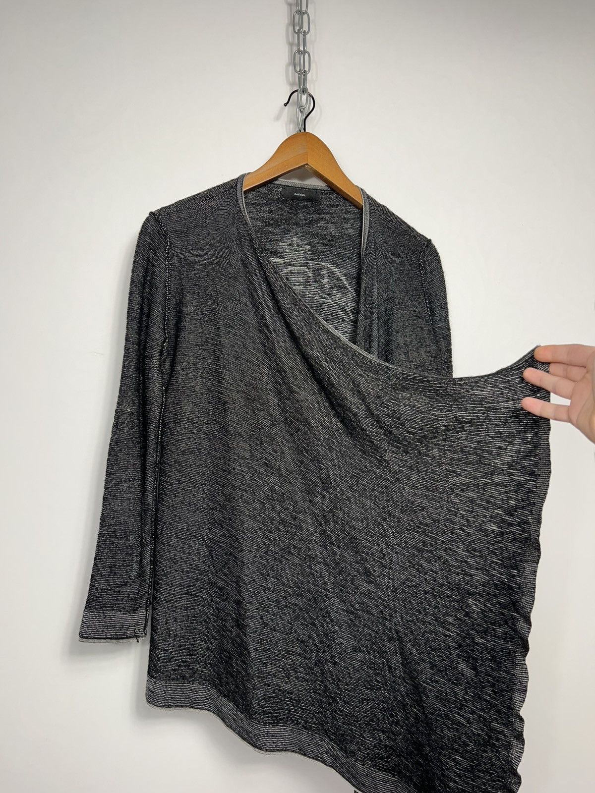 Diesel Vintage Diesel Wool Crunge Cardigan Long Sleeve Size S / US 4 / IT 40 - 10 Thumbnail