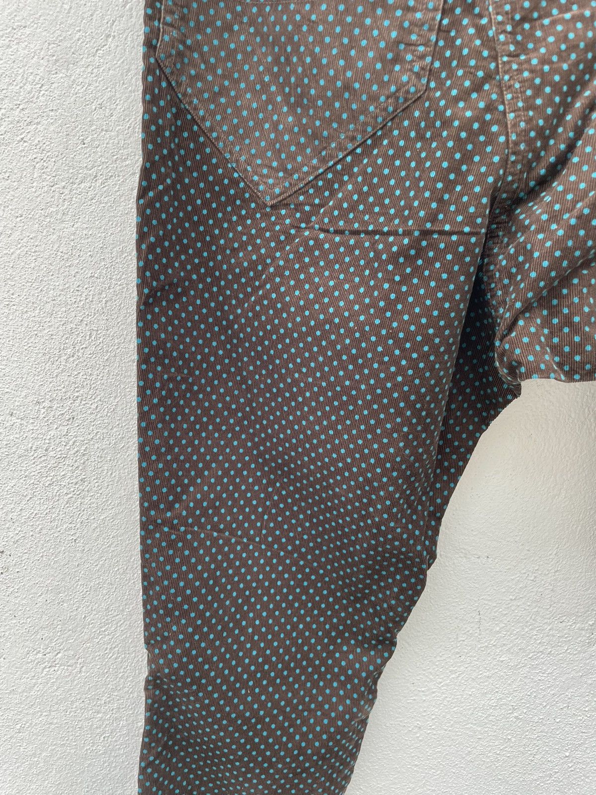 Frapbois Vintage Frapbois Drop Crotch Polka Dot Corduroy Light Pants Size US 31 - 17 Thumbnail