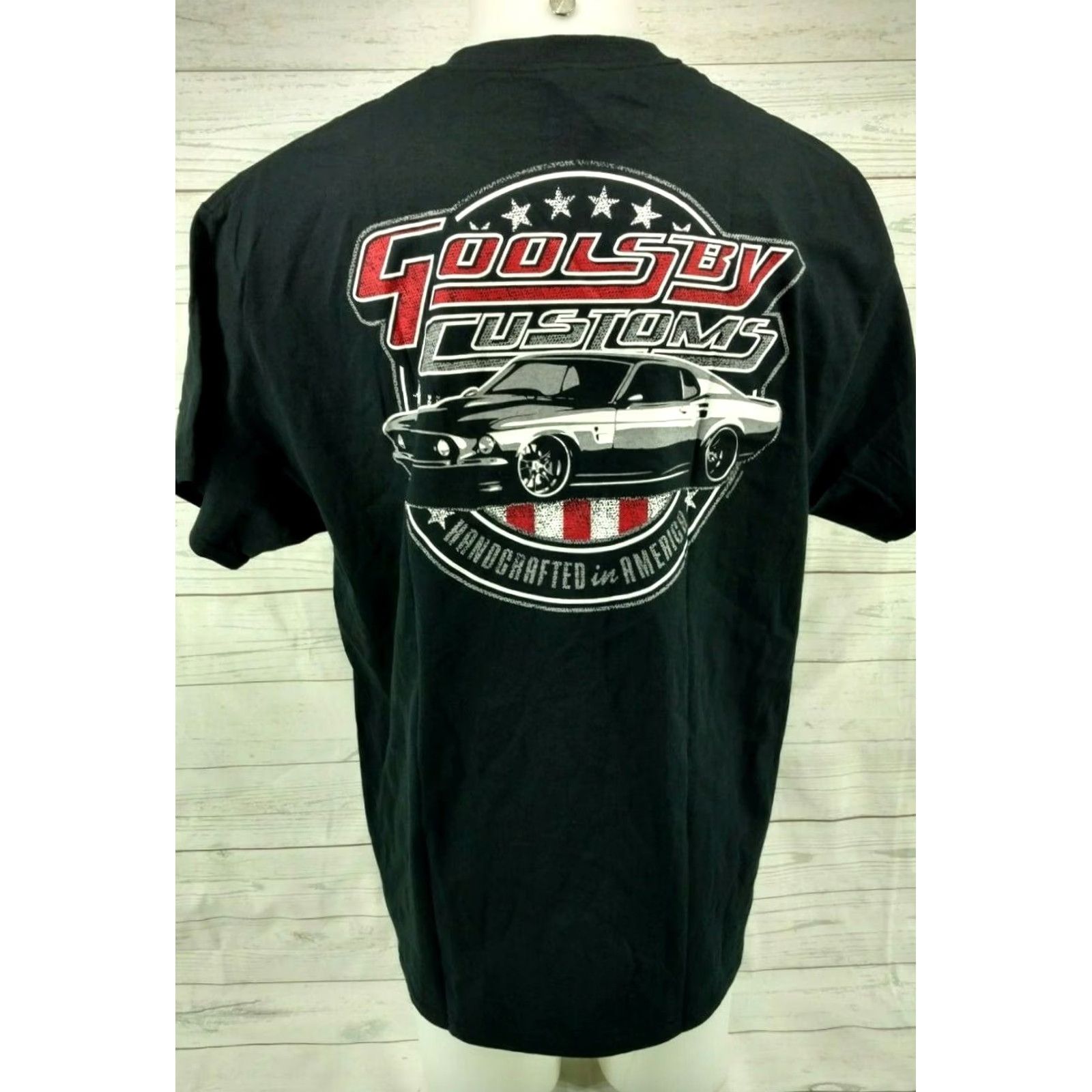 Gildan Goolsby Customs T Shirt Mens XL Black Size US XL / EU 56 / 4 - 2 Thumbnail