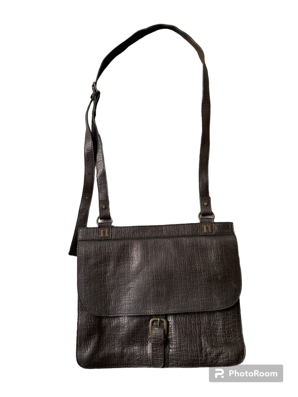 If Six Was Nine x Jean Paul Gaultier Jean Paul Gaultier Leather Sling Bag in Black