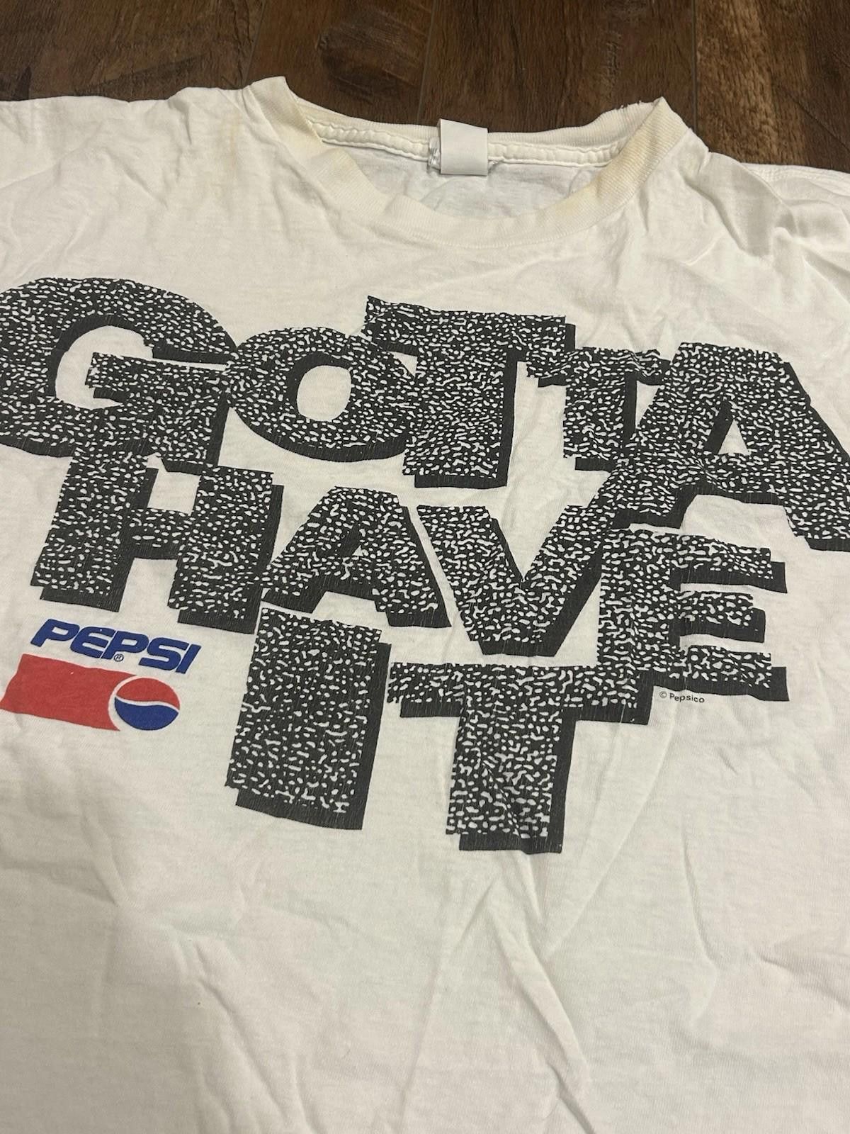 Other Vintage 90s Pepsi Gotta Have It T-shirt Single Stitch Boxy L Size US XL / EU 56 / 4 - 2 Thumbnail