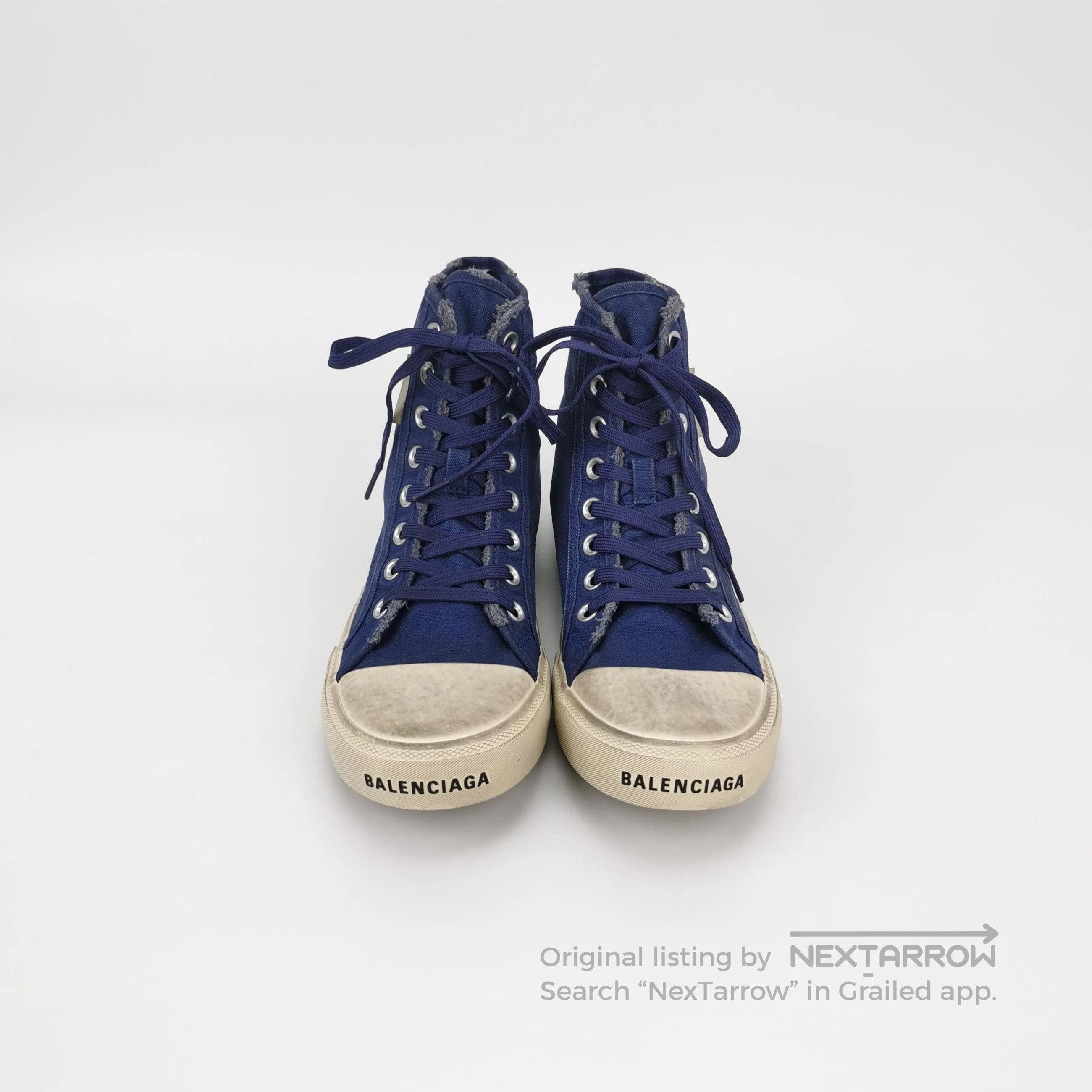 Balenciaga Balenciaga Distressed Canvas High. Size US 10 / EU 43 - 3 Thumbnail
