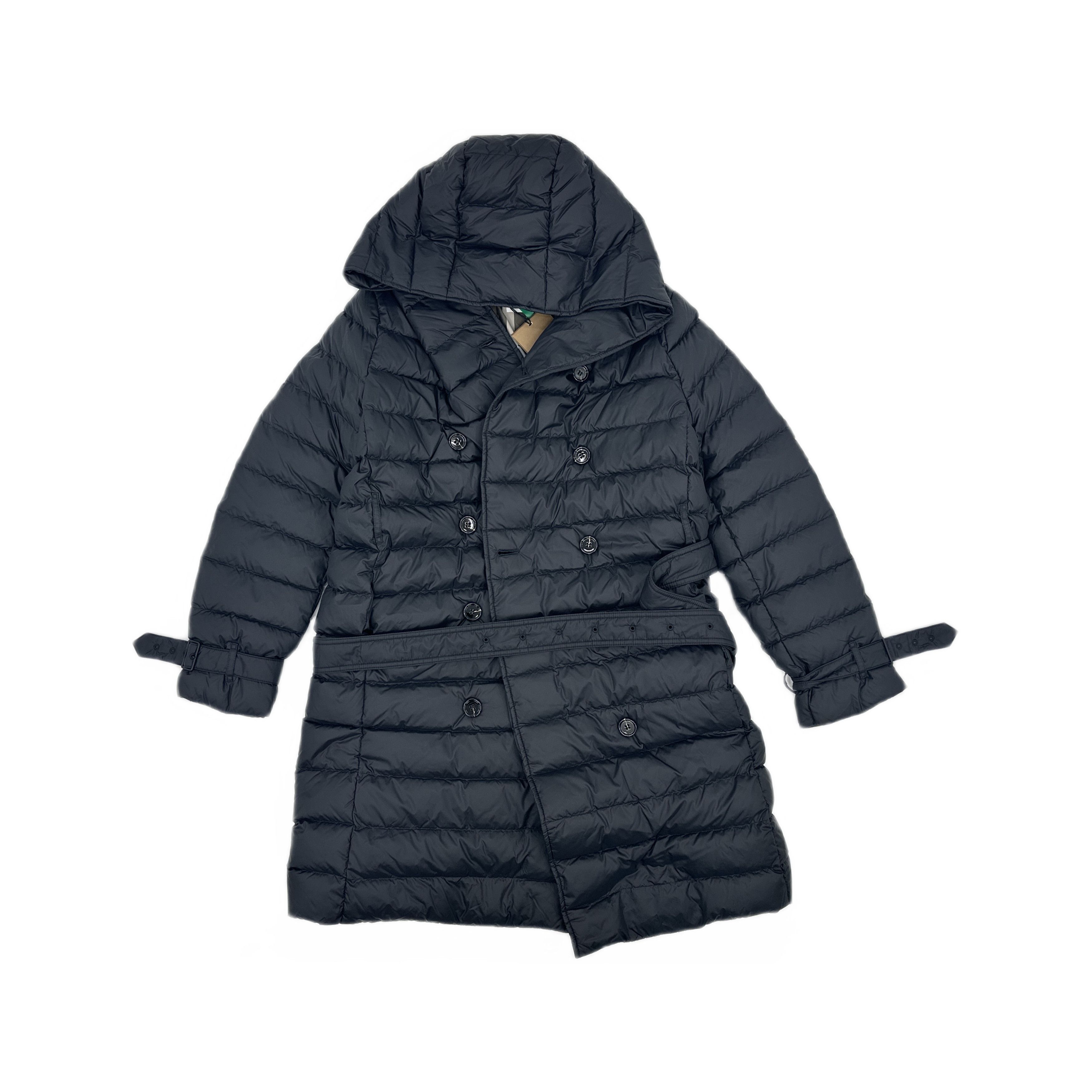 Burberry Burberry Check Lined Down Coat Size L Size L / US 10 / IT 46 - 1 Thumbnail