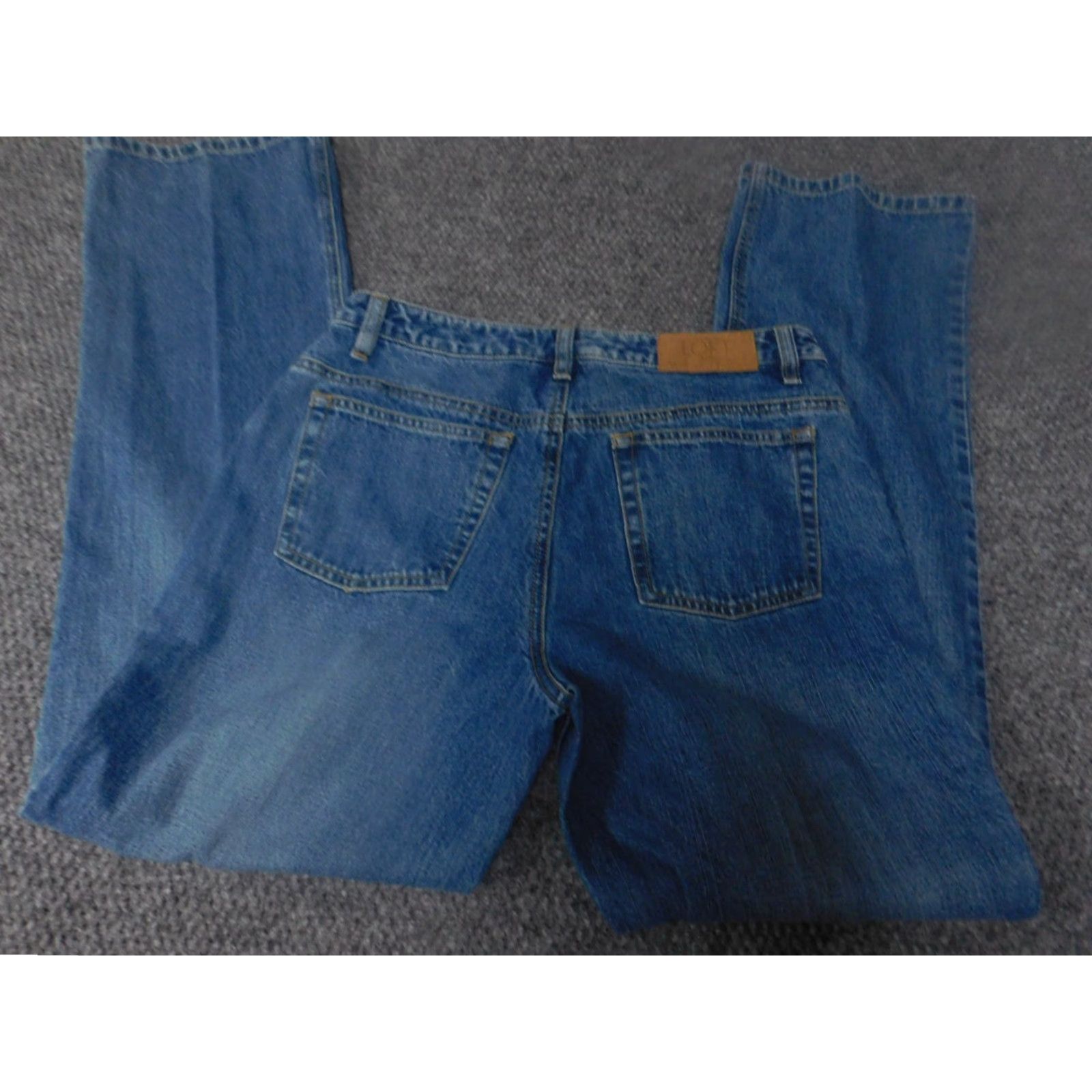 Loft LOFT Jeans Women 8 Blue Straight Denim Regular 31in Inseam Zip Pockets Stretch Designer Vintage No Size 30" / US 8 / IT 44 - 4 Thumbnail