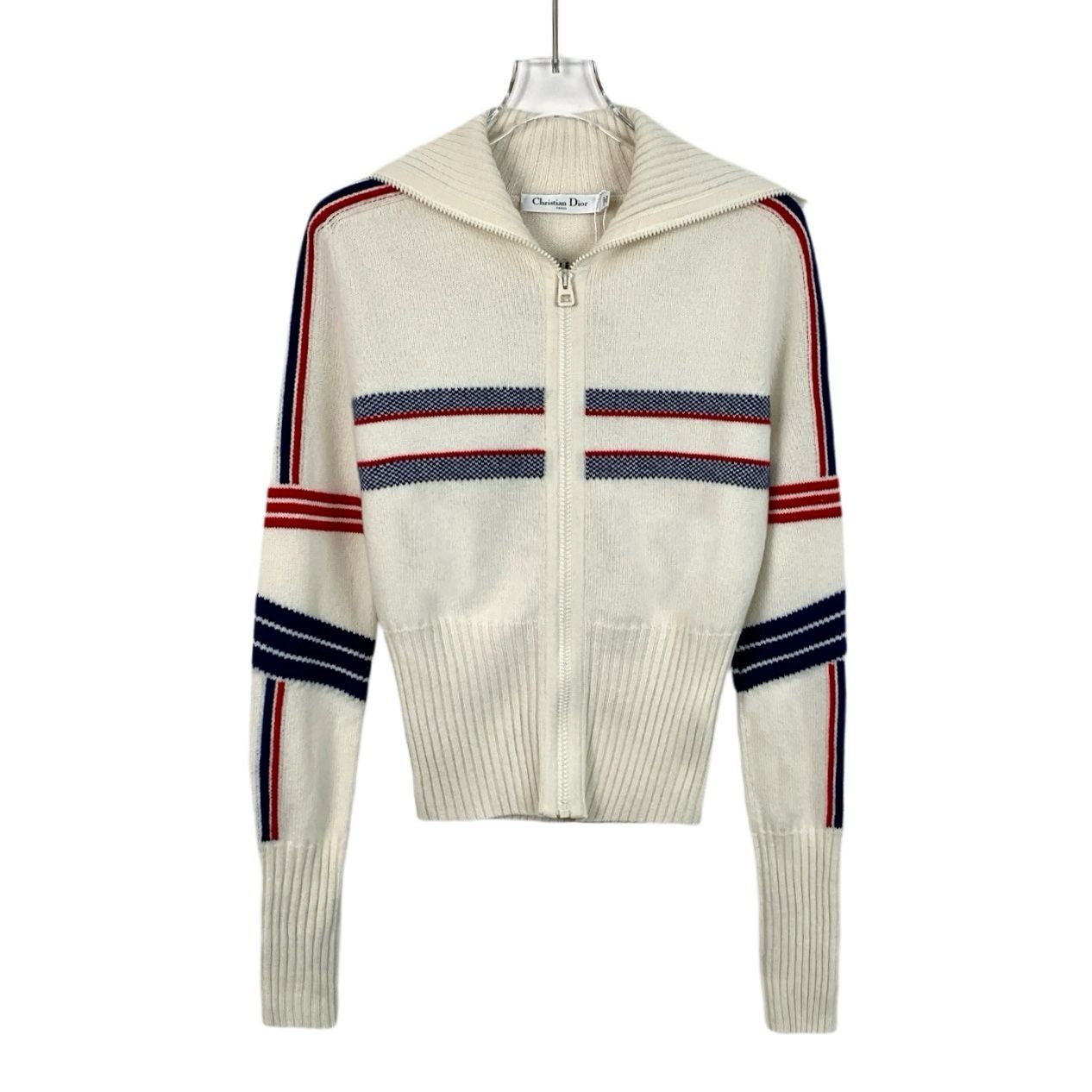 Dior Christian Dior Womens Wool & Cashmere Zip-Up Cardigan With S Size XS / US 0-2 / IT 36-38 - 1 Thumbnail