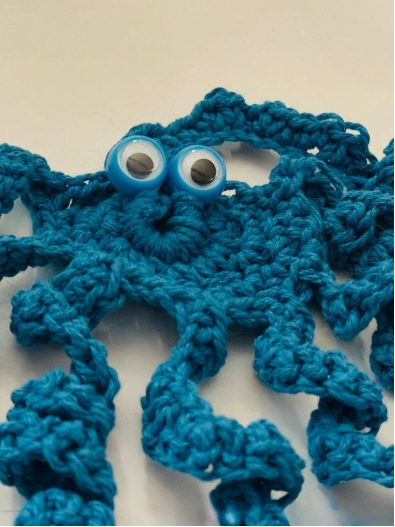 Handmade Crochet Octopus Toy – Handmade & Whimsical Size ONE SIZE - 7 Thumbnail